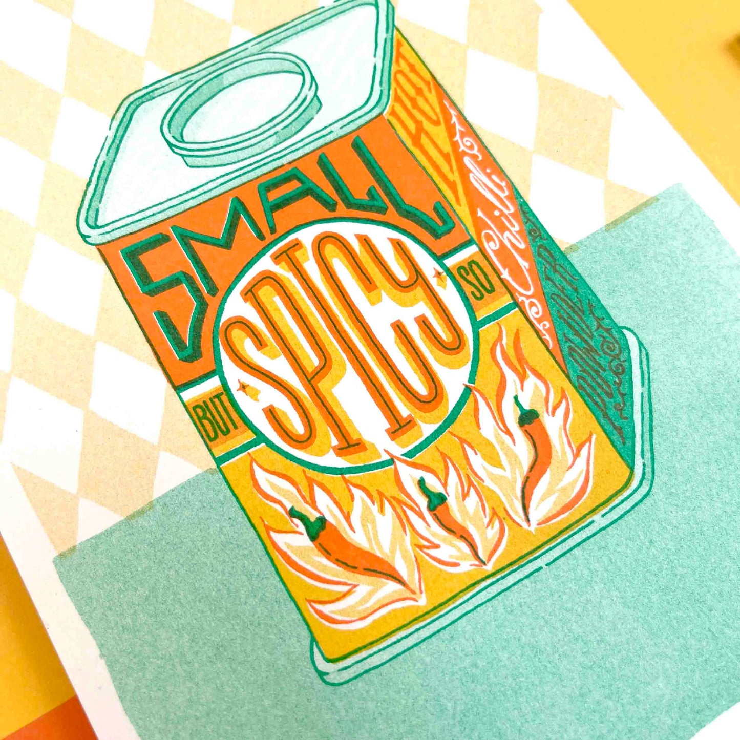 Small but so Spicy A5 Print