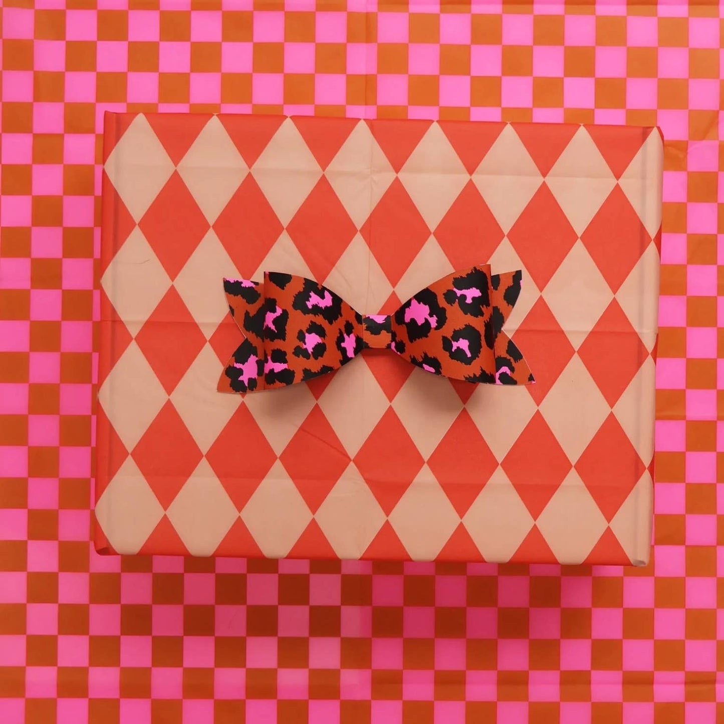 Orange/Peach Luxury Patterned Tissue Paper Gift Wrap