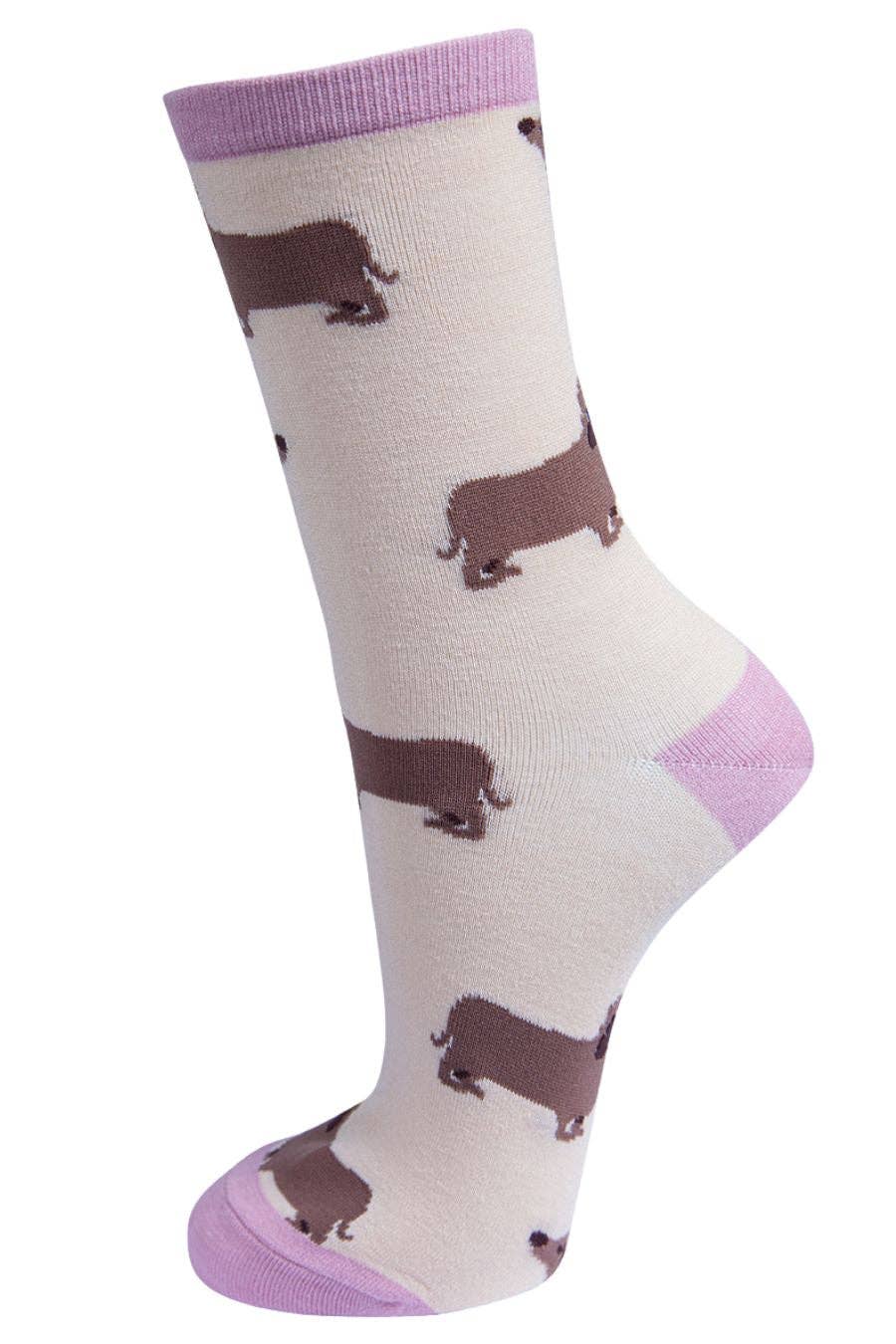 Sausage Dog Bamboo Socks