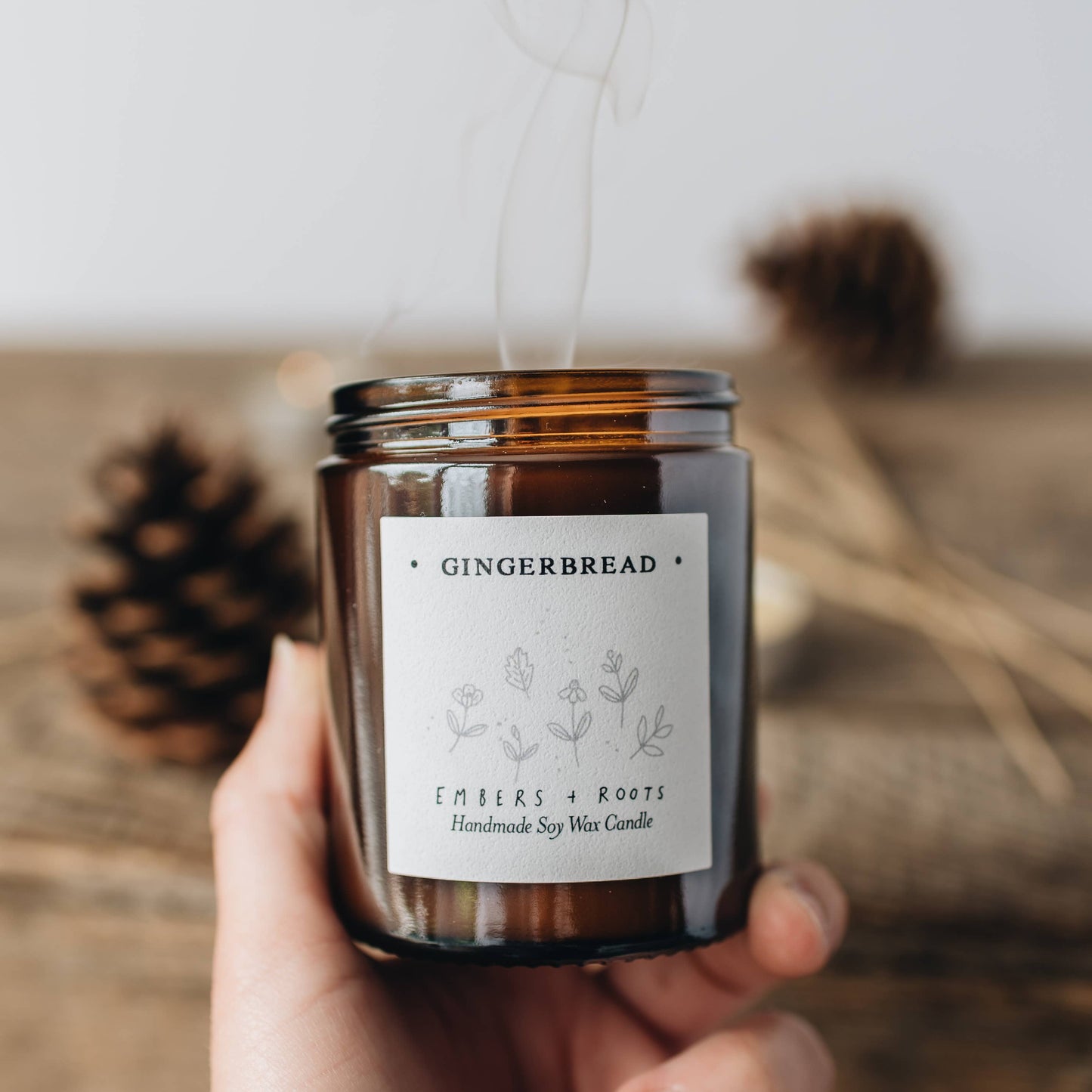 Gingerbread Soy Candle: Medium