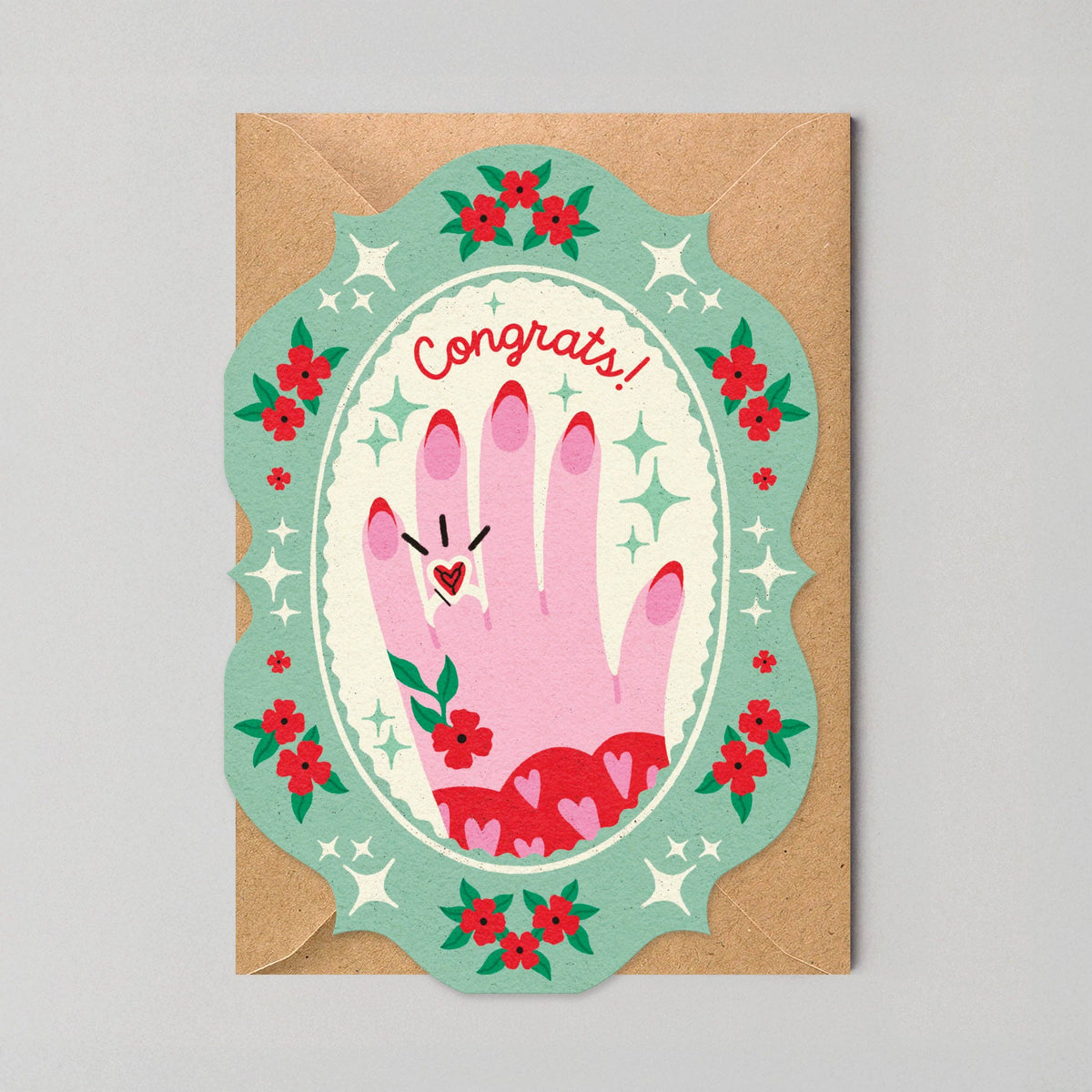 Congrats Ring Engagement Card