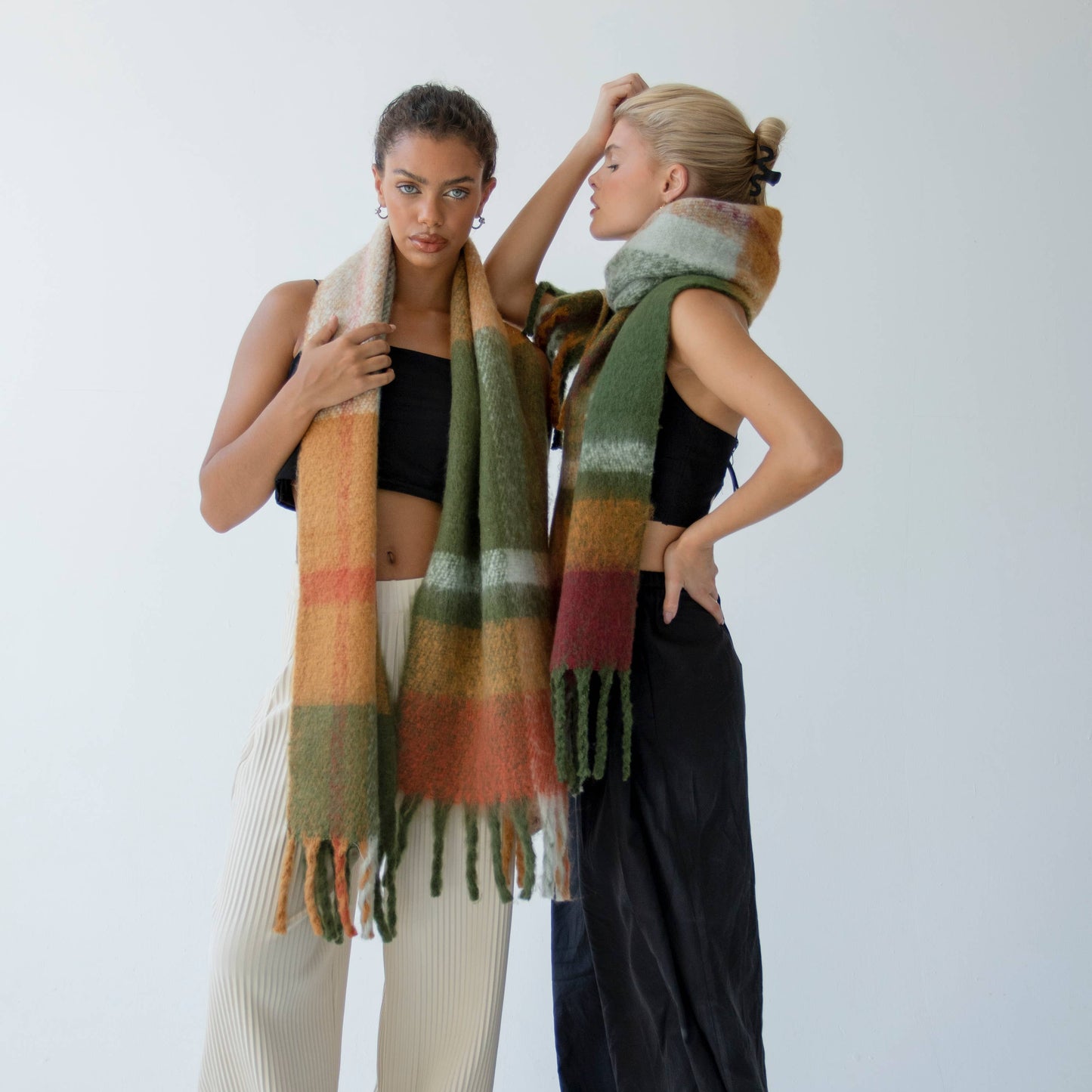 Stockholm Scarf - Mossy Spring - by Arctic Fox- 100% Recycled