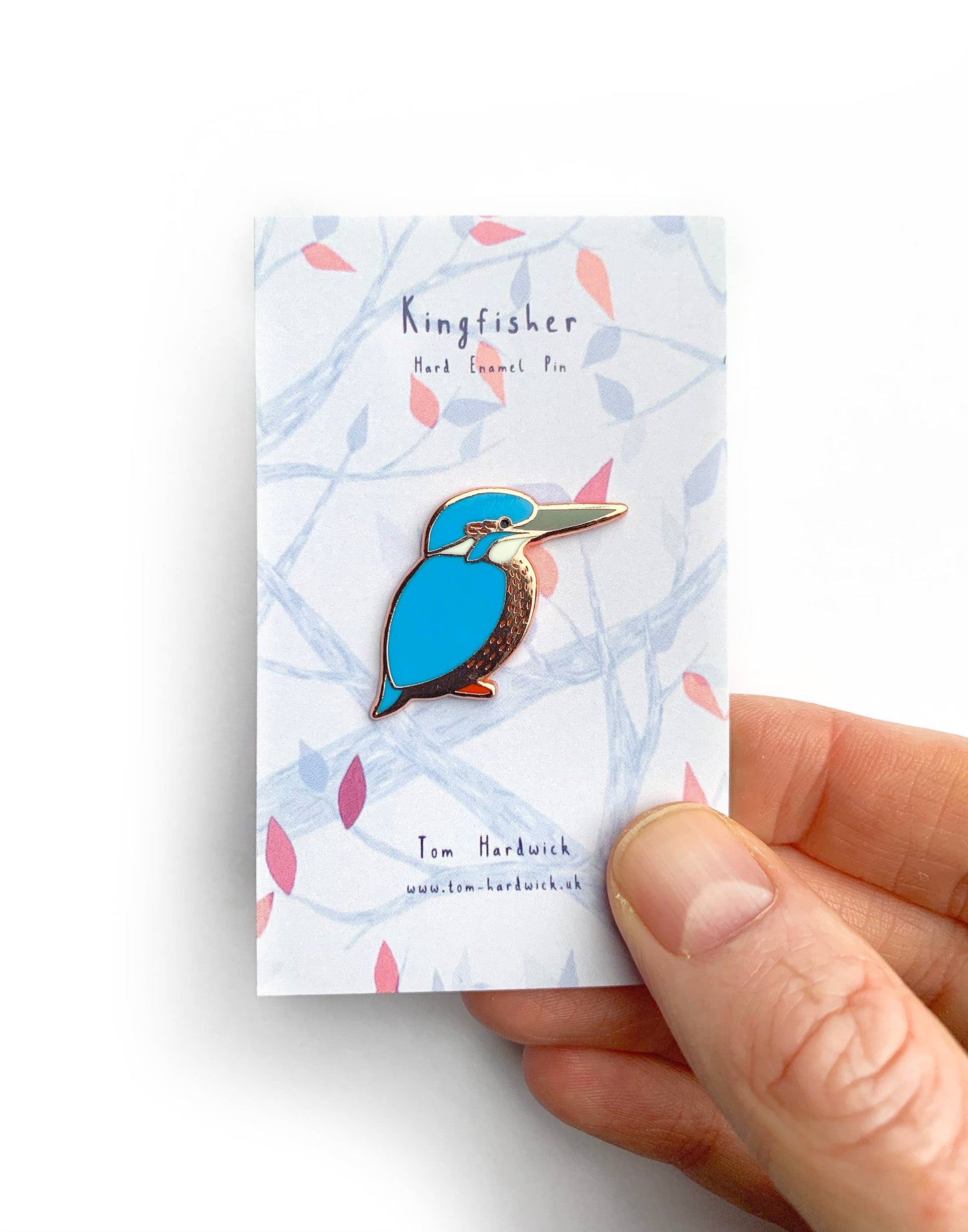 Kingfisher Enamel Pin