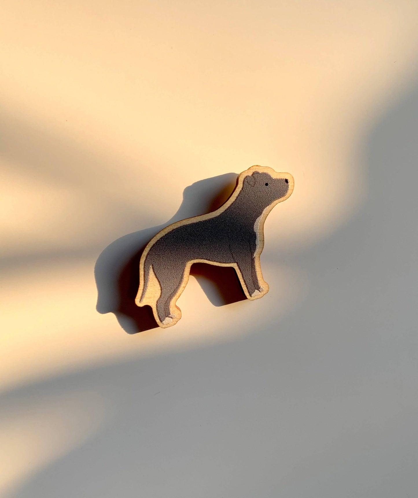 Staffordshire Bull Terrier Wooden Dog Pin