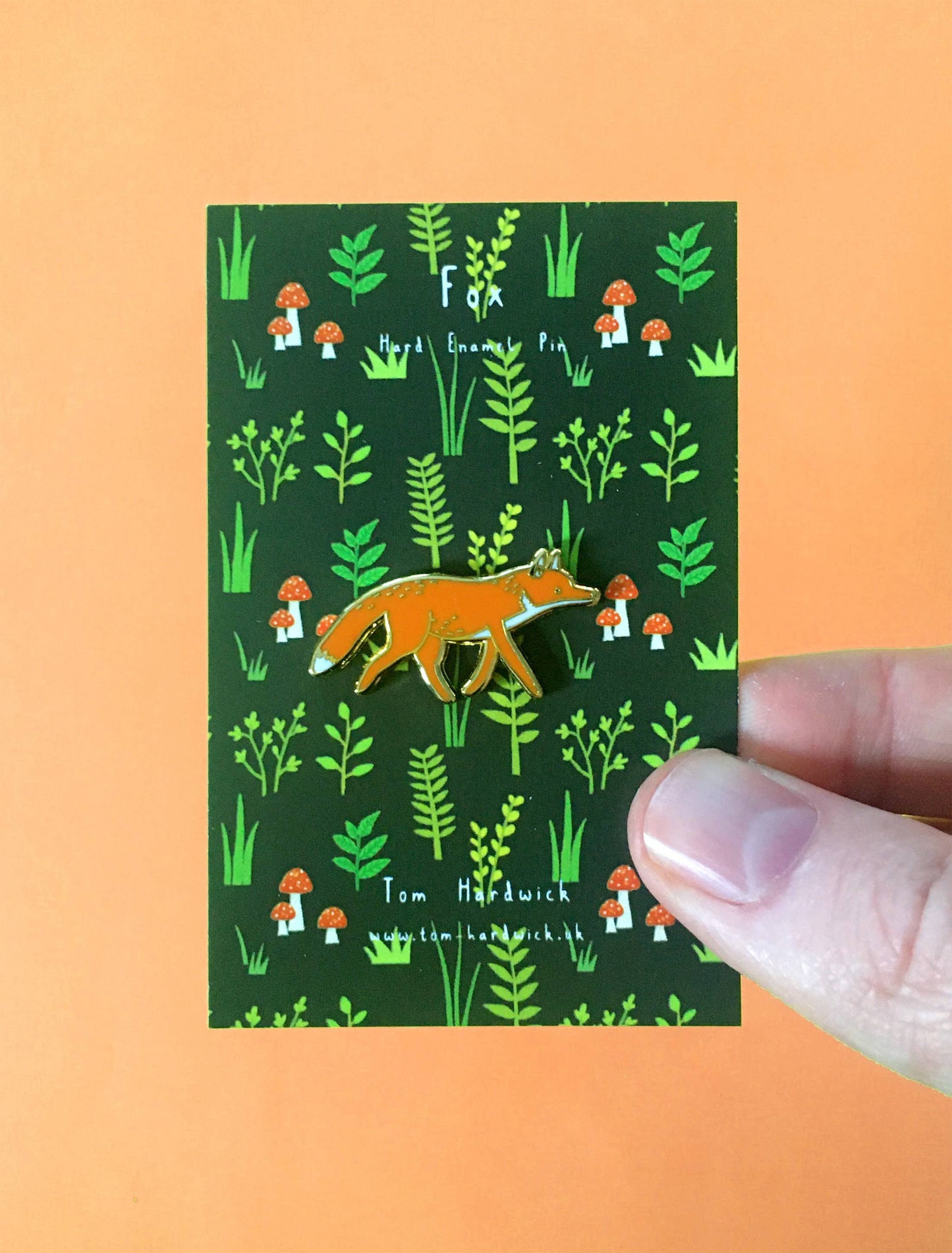 Fox Enamel Pin