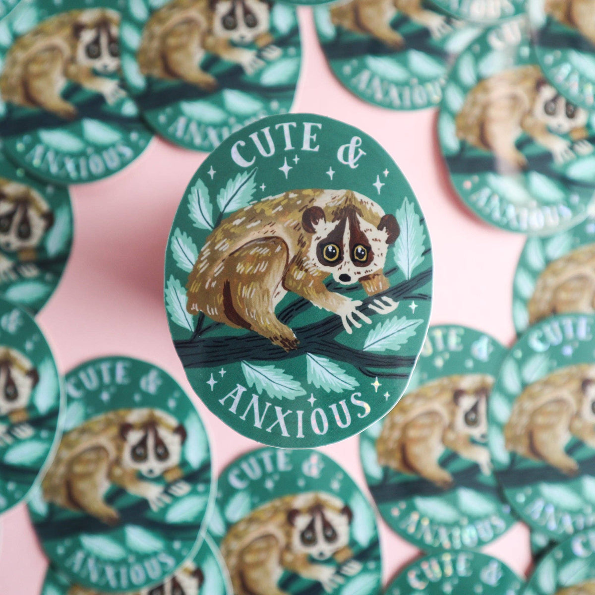 Cute & Anxious Slow Loris Sticker