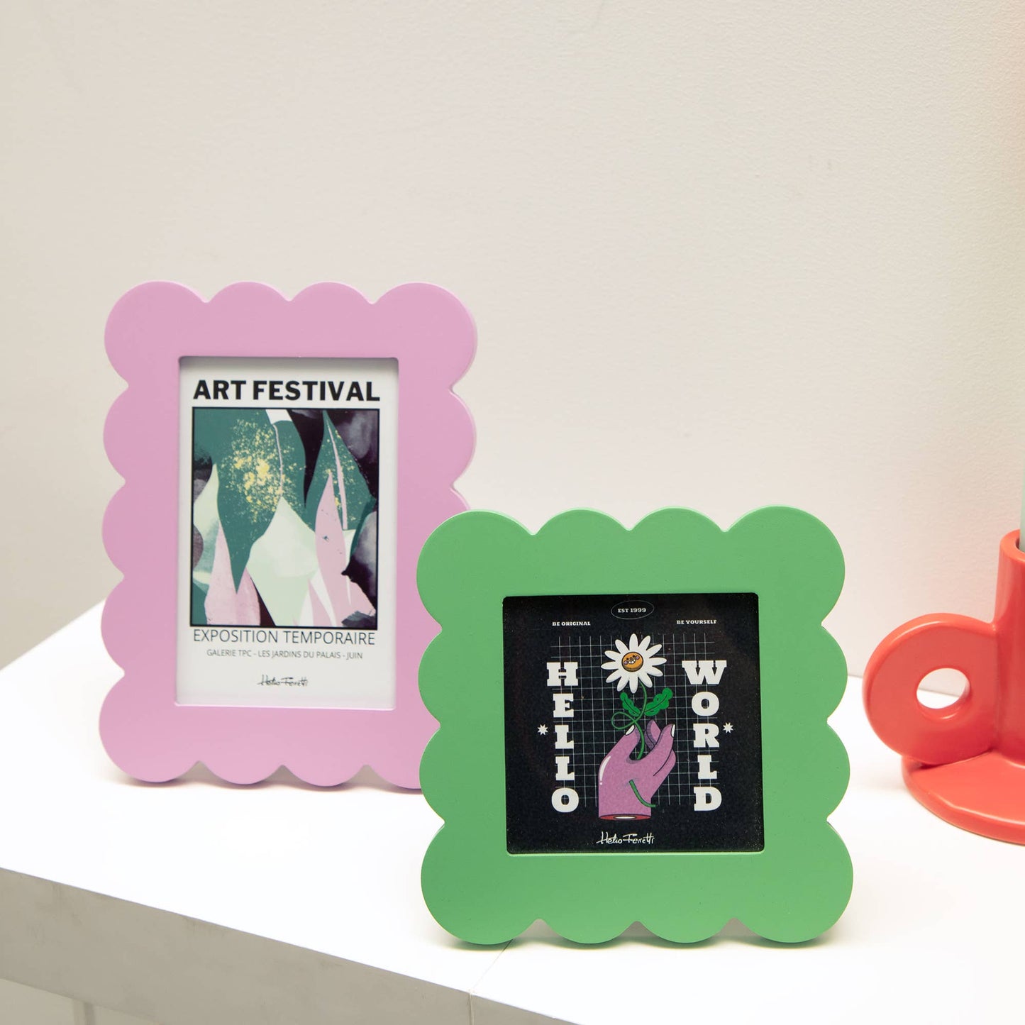 Green Petal Photo Frame