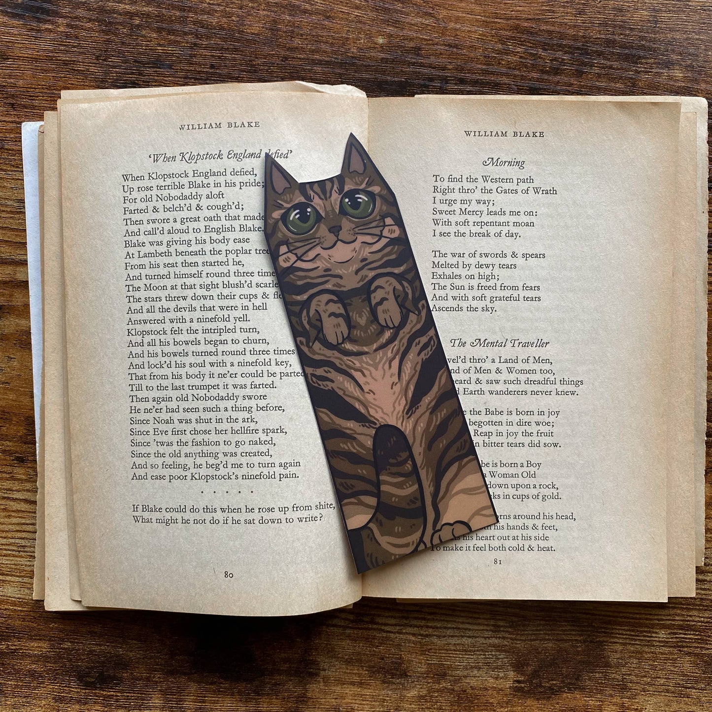 Full Tabby Cat Bookmark