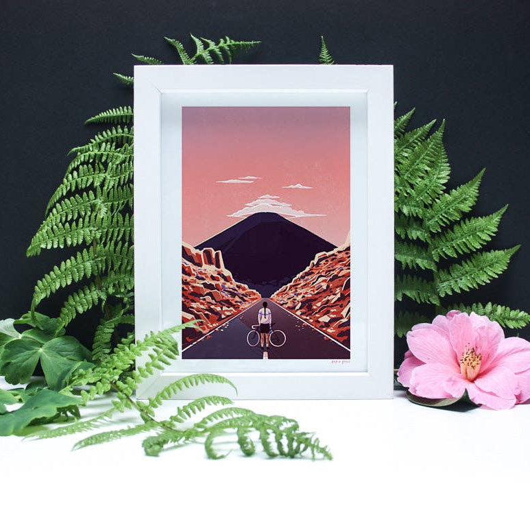 Ascent Cycling A4 Print