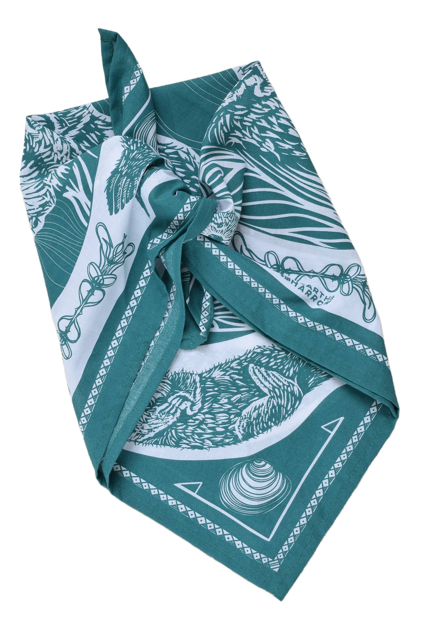 Teal Otter Bandana