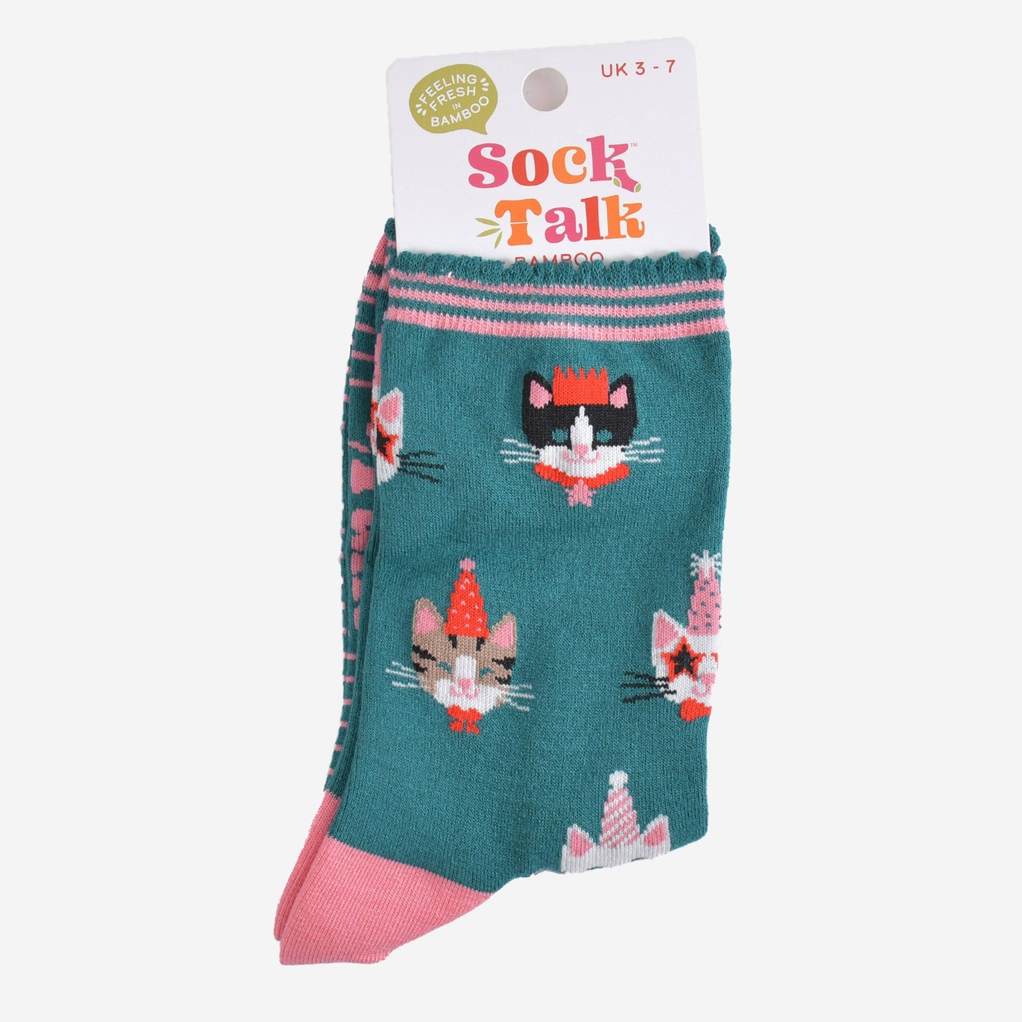 Party Cats Women's Bamboo Socks