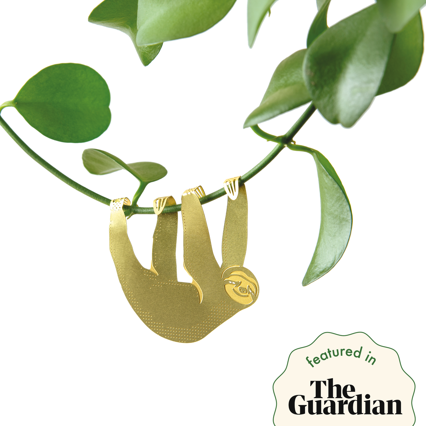 Sloth, cute houseplant charm