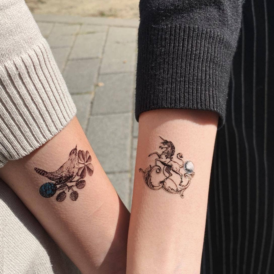 The Last Unicorn Temporary Tattoos Stickers