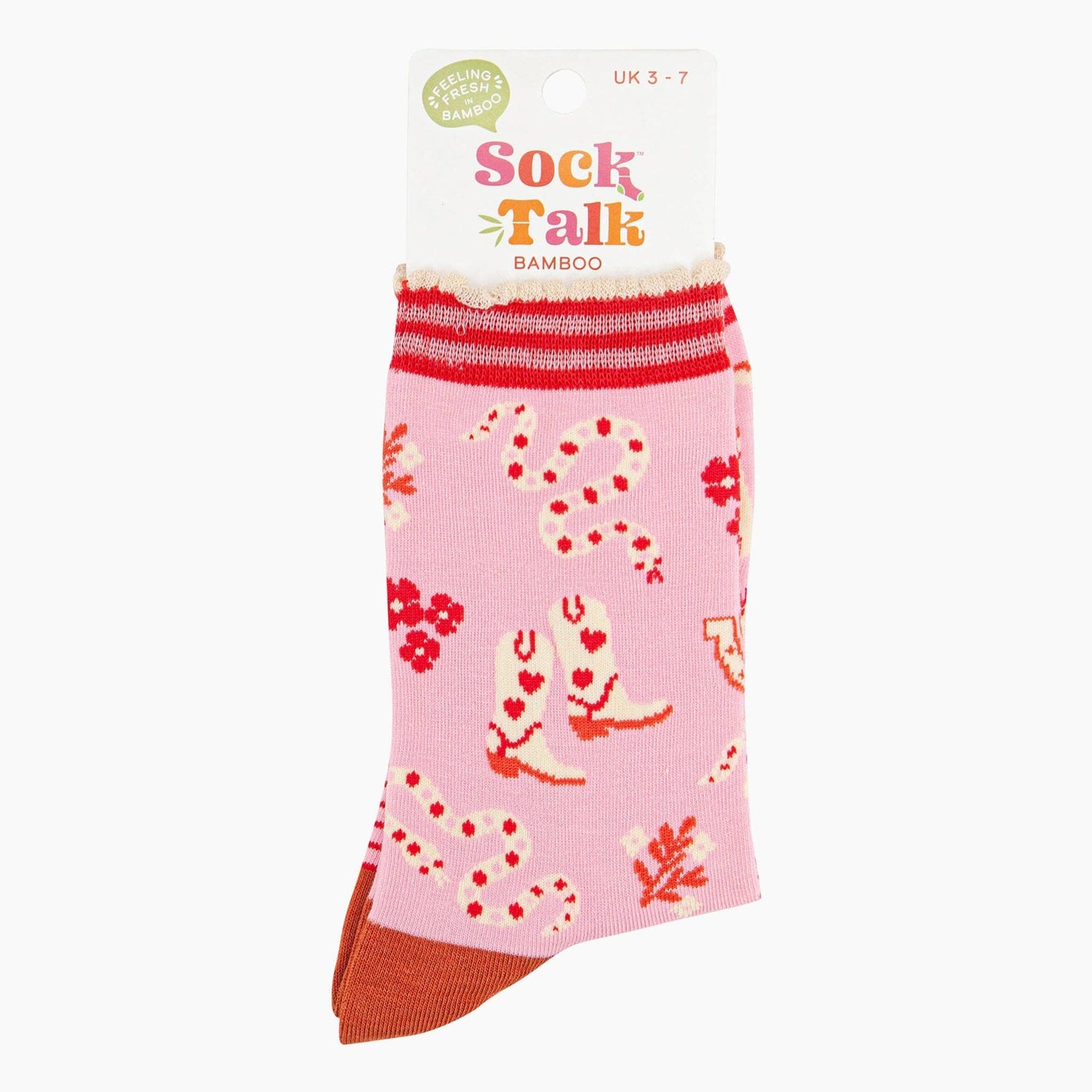 Western Cowgirl Snakes Socks