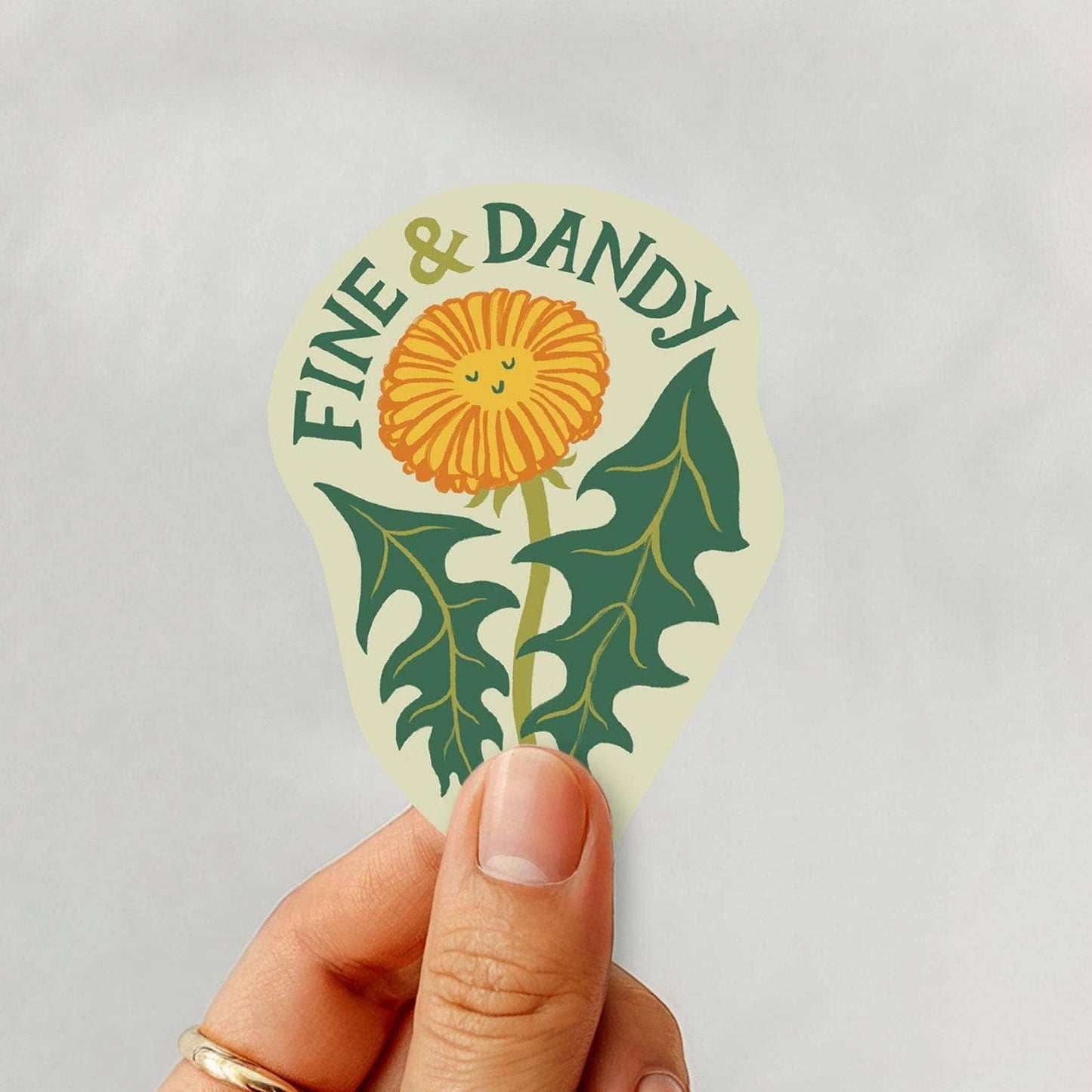 Fine & Dandy Eco-Friendly Sticker