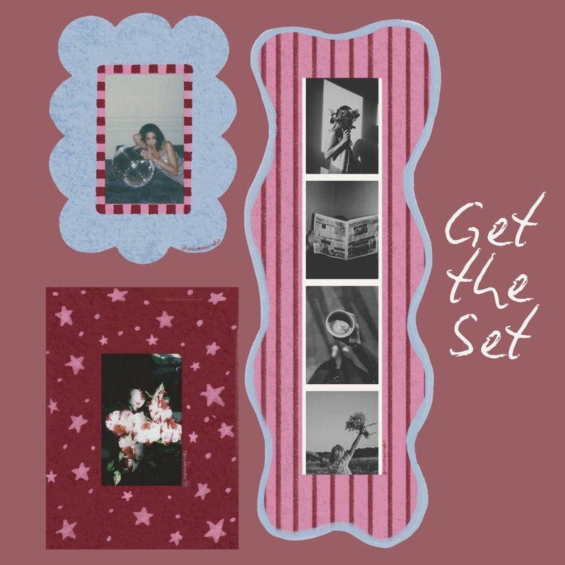 Magnetic Photo Strip Frame Fridge Magnet