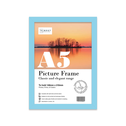 Light blue A5 Picture Frame