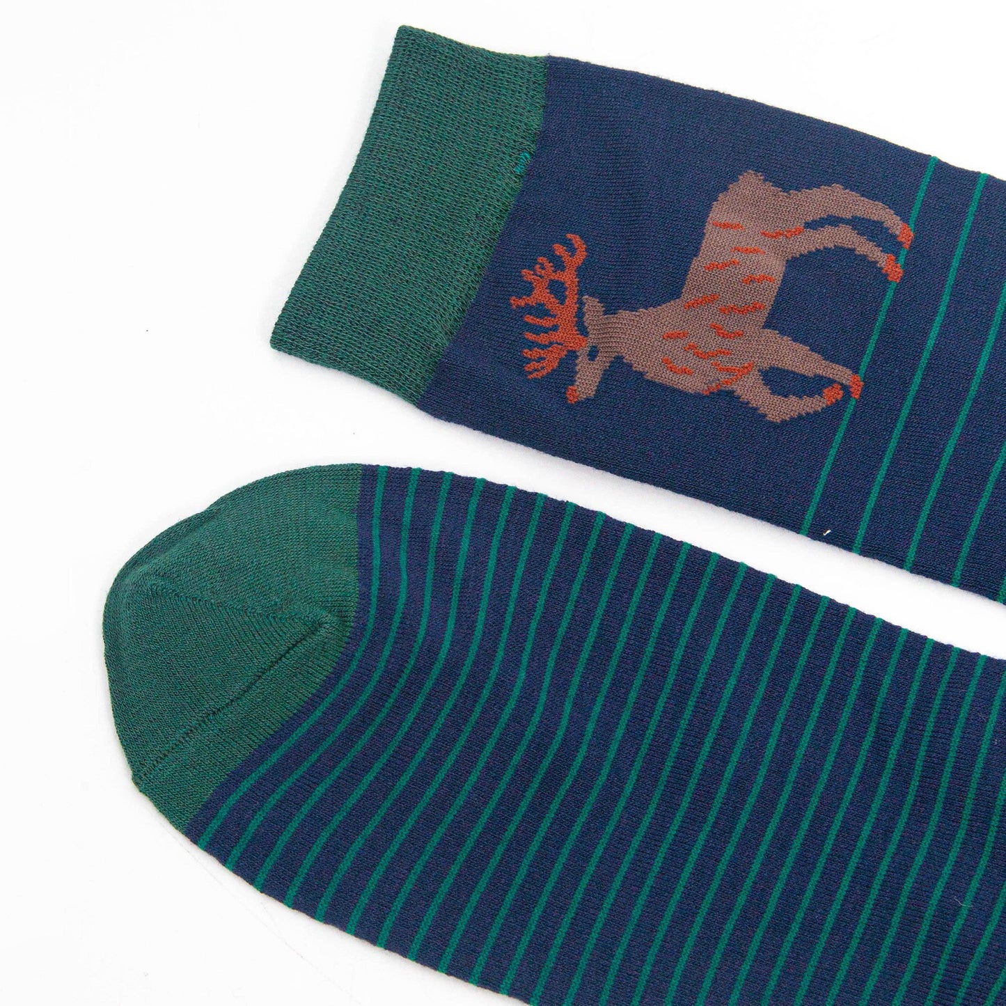 Men's Bamboo Socks Stag Stripes