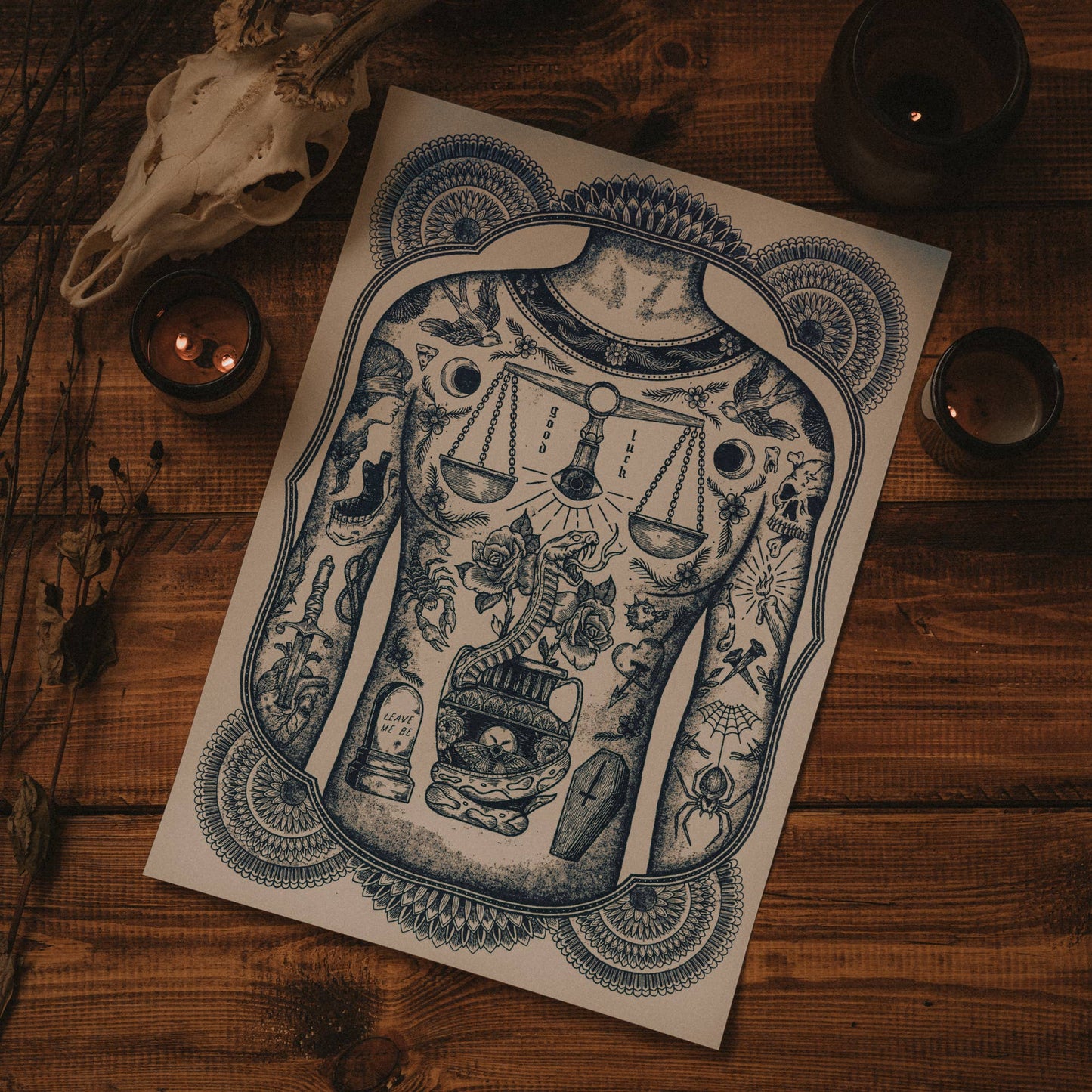 A Lifetime Mark (Torso One) Screen Print