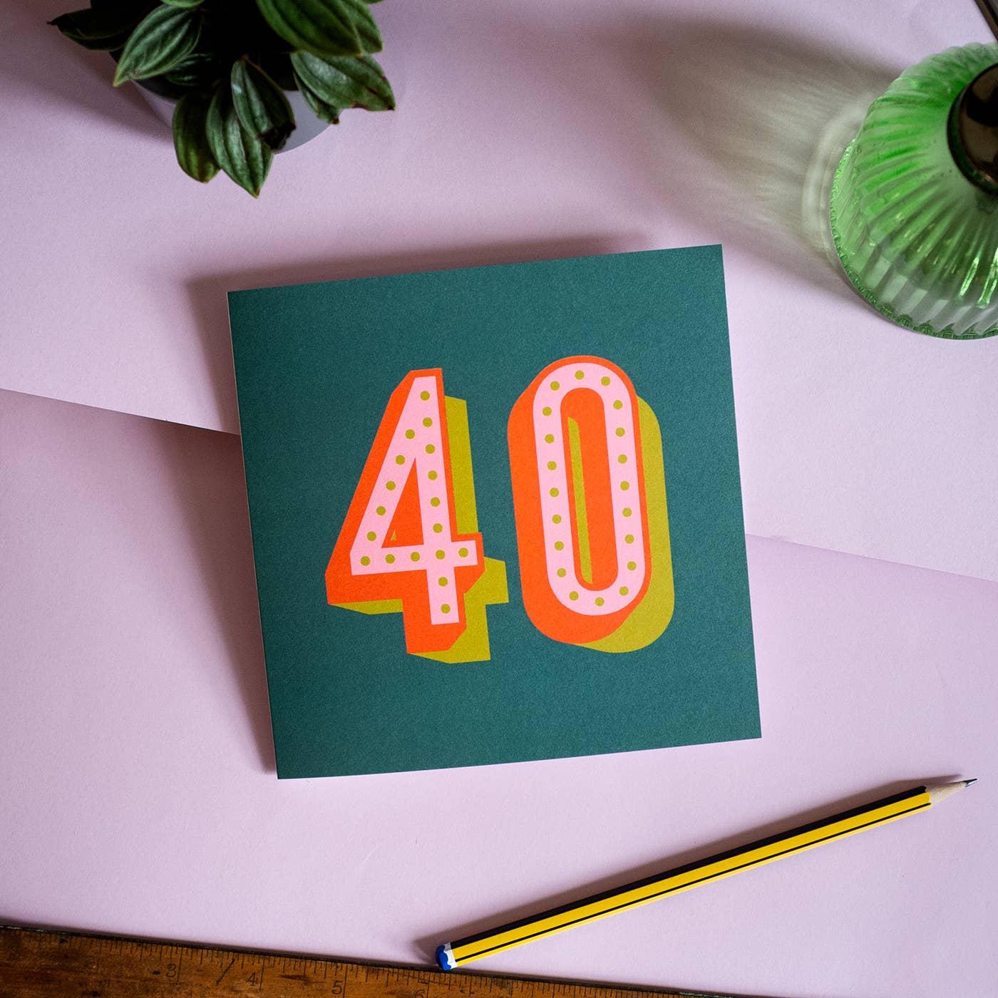40 Age Milestone Birthday Card