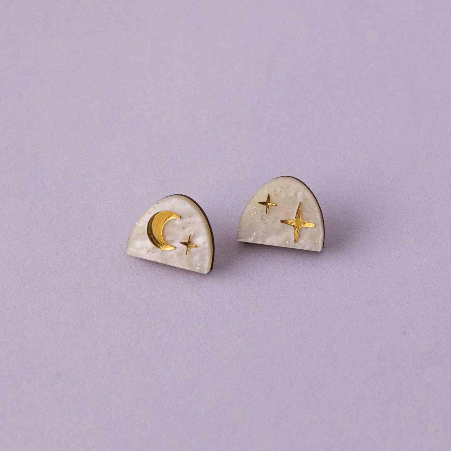 Moon Rising Arc Studs