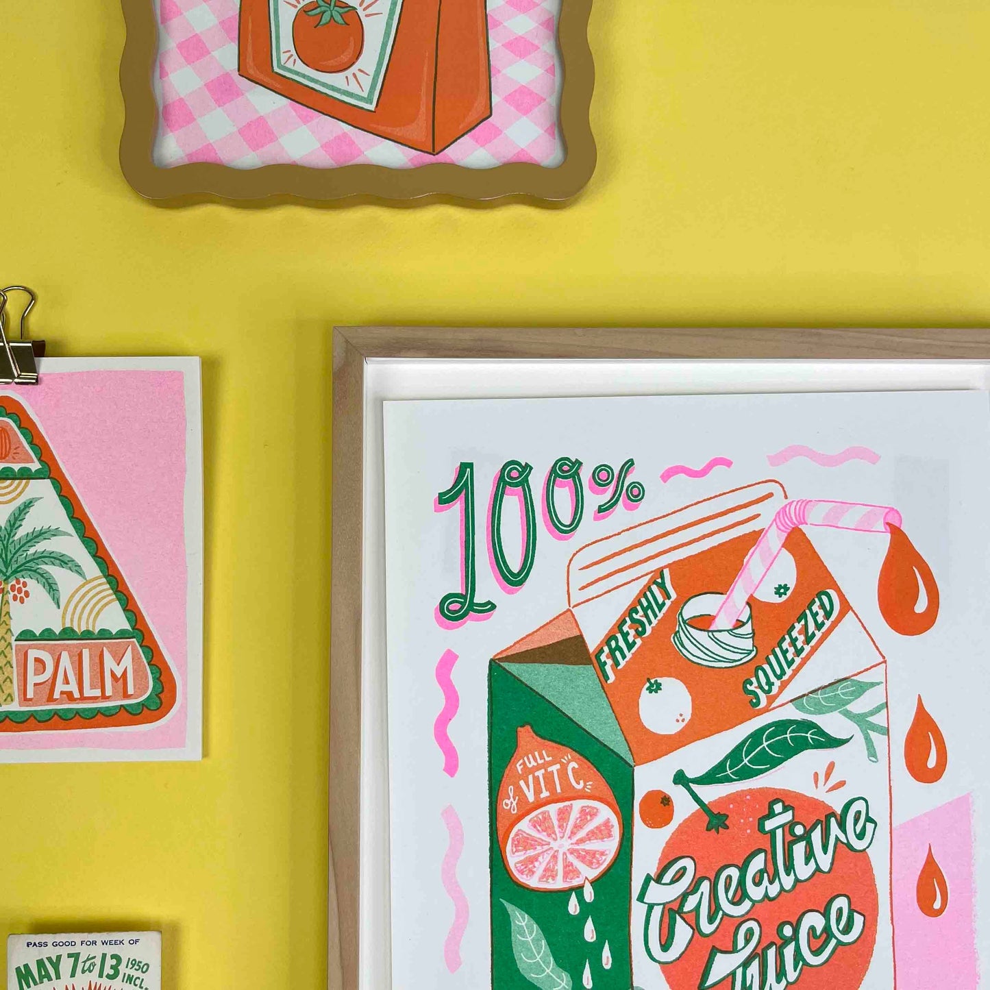 Creative Juice Risograph A4 Print