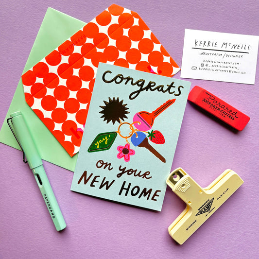 Congrats on Your New Home Card