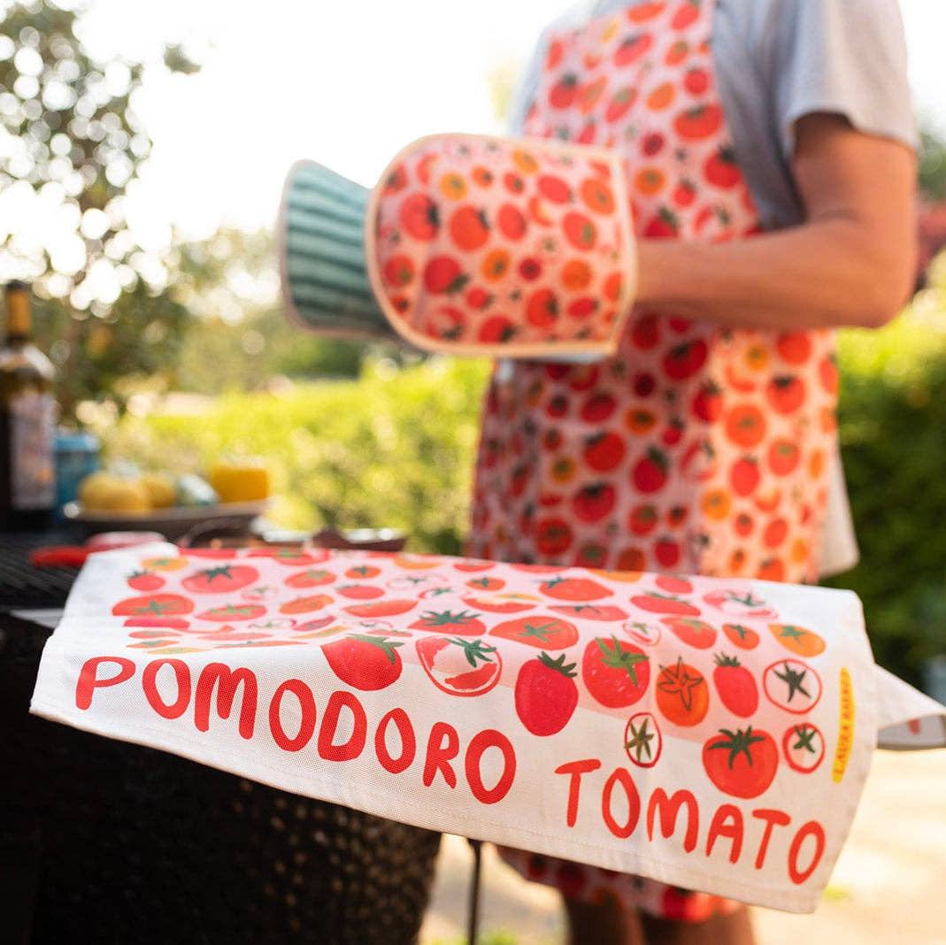 Pomodoro Tomatoes Organic Cotton Tea Towel