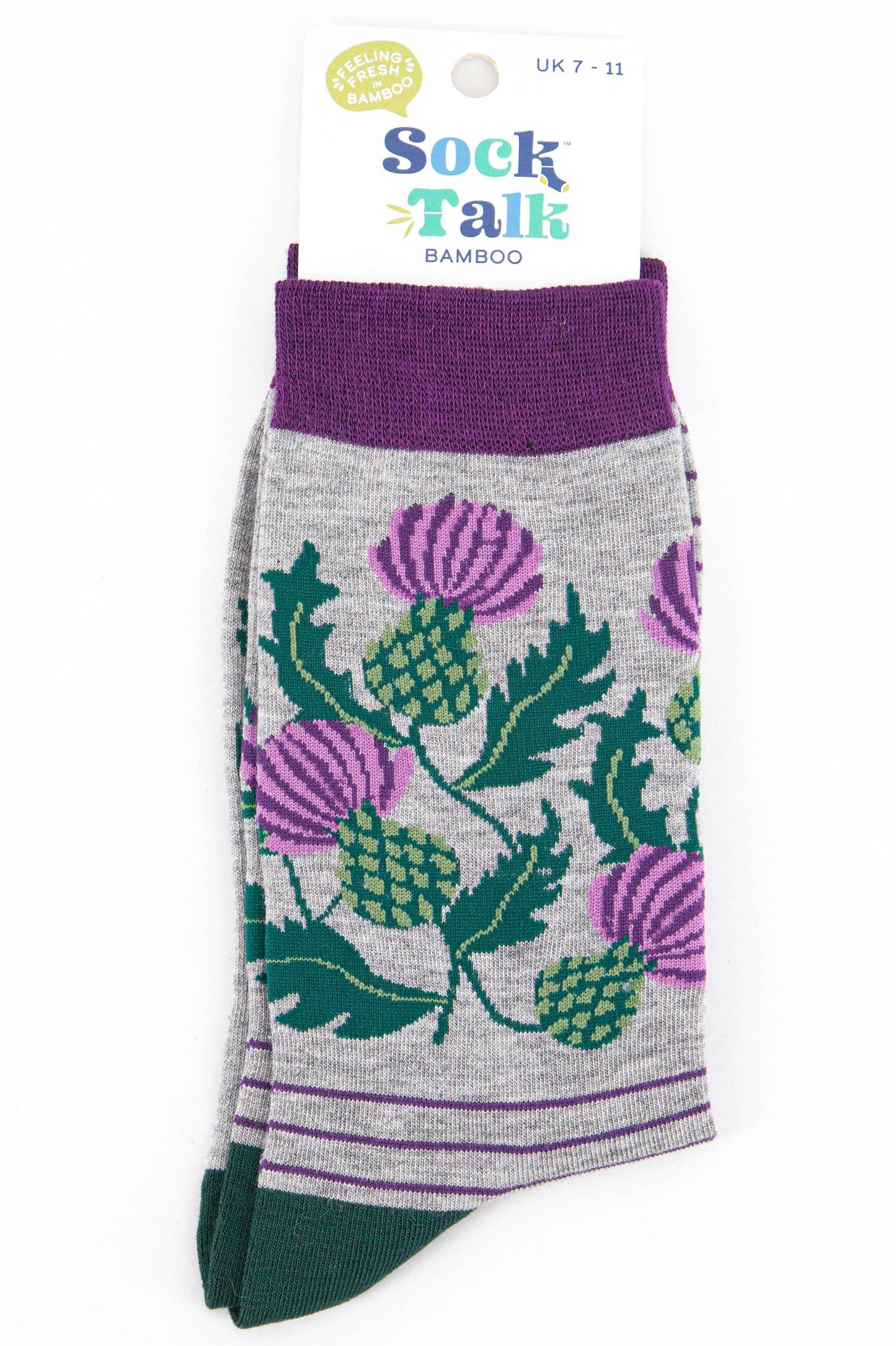 Men's Scottish Thistle Bamboo Socks