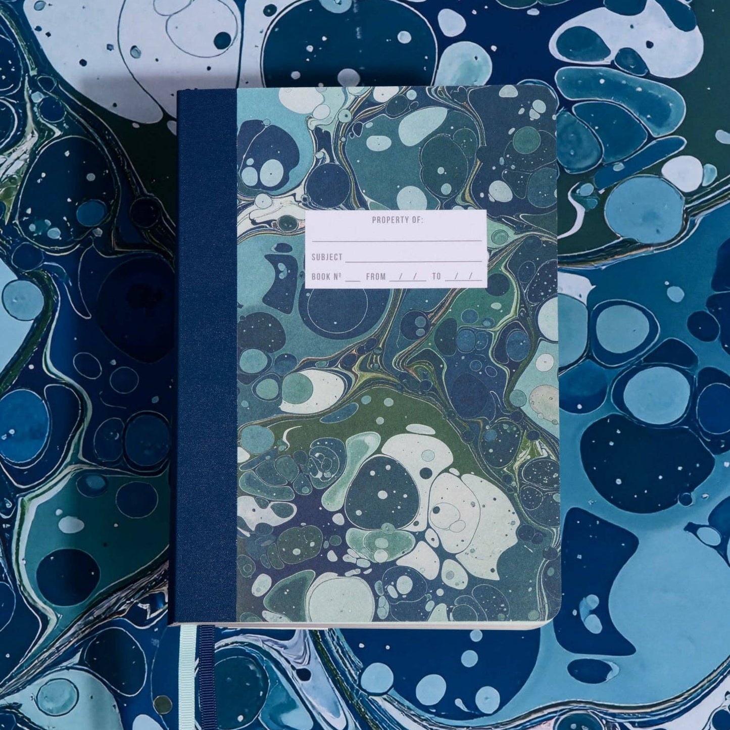 Teal Marble Soft Cover Journal