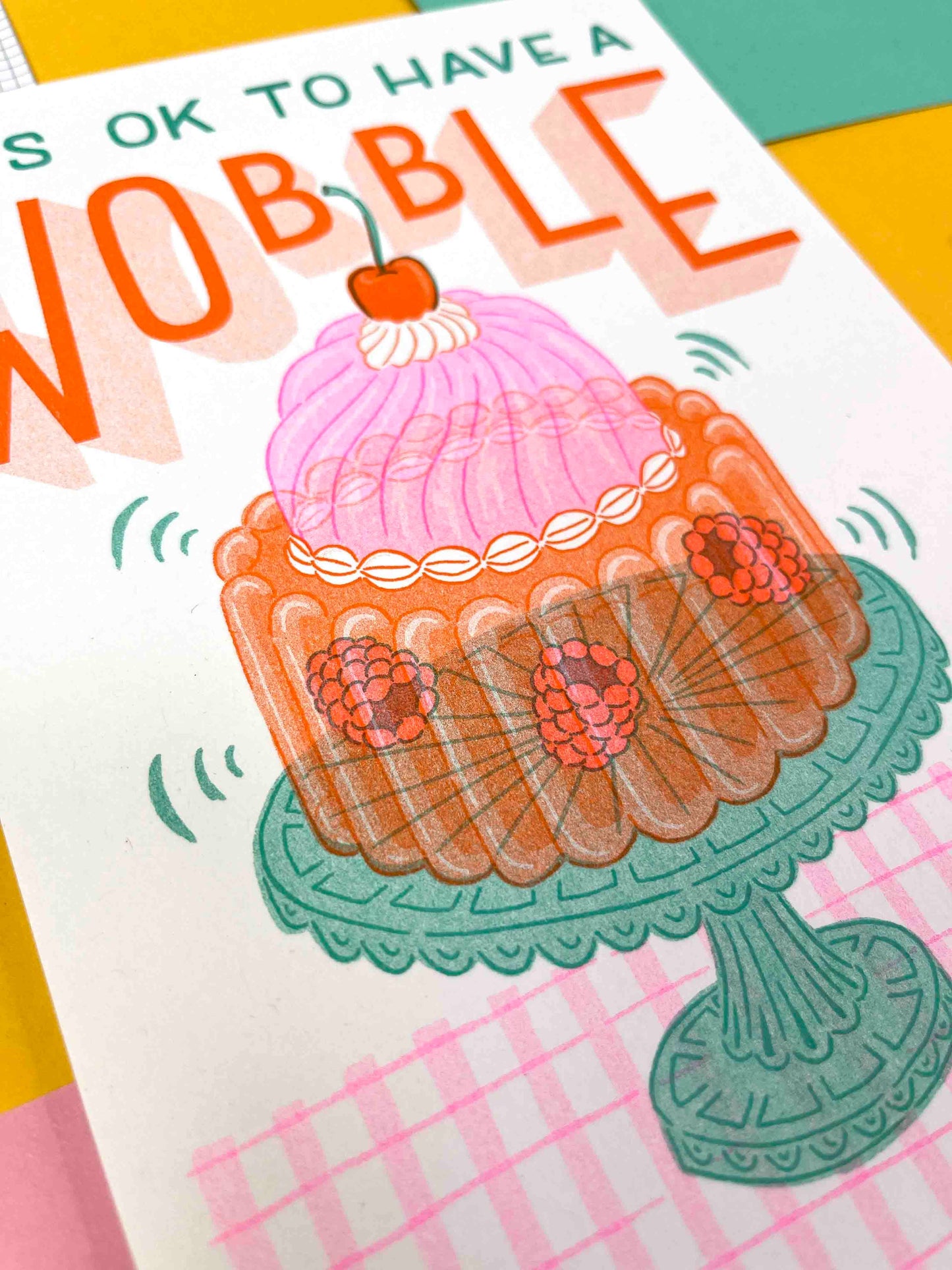 Jelly Risograph A5 Print