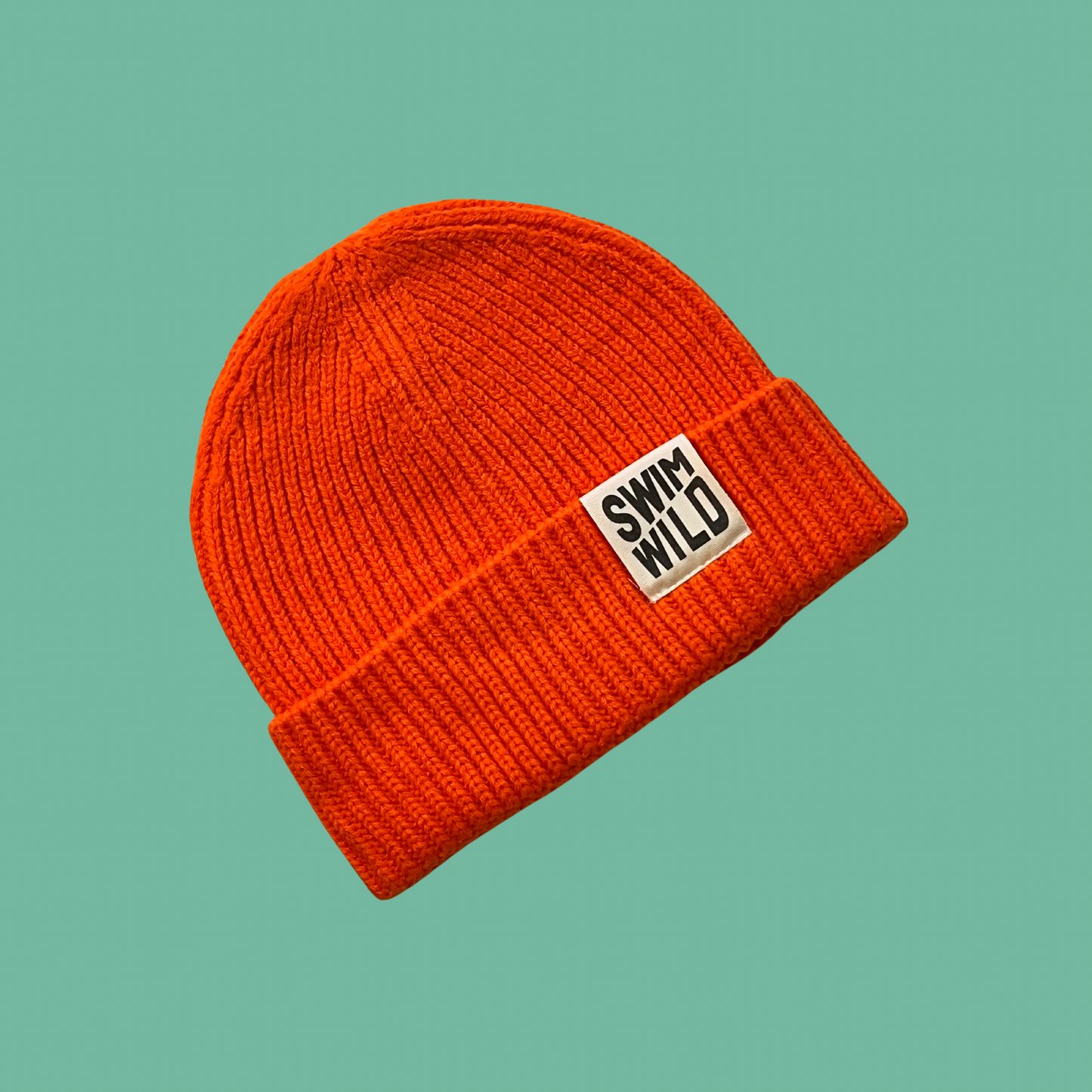 Orange - Fishermans knit Hat