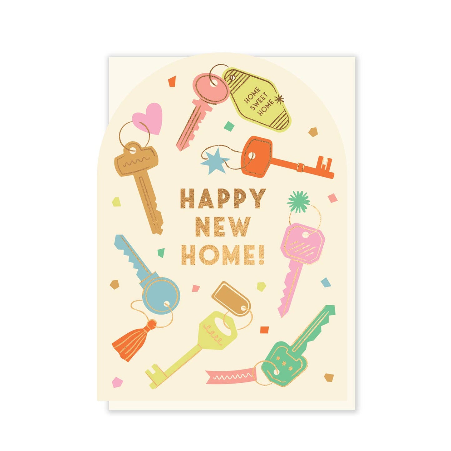 House Keys New Home Card