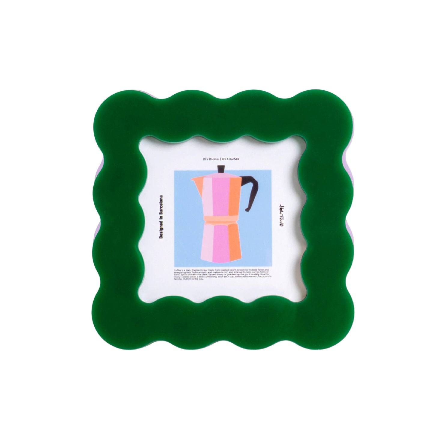 Green Petal Photo Frame Medium