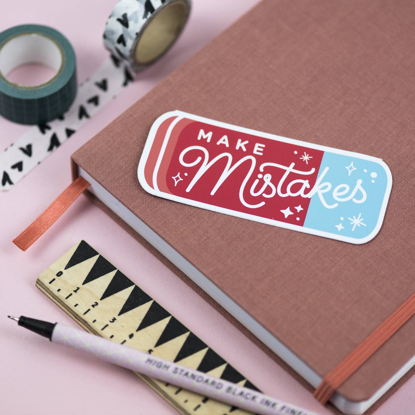 Make Mistakes Vinyl Sticker