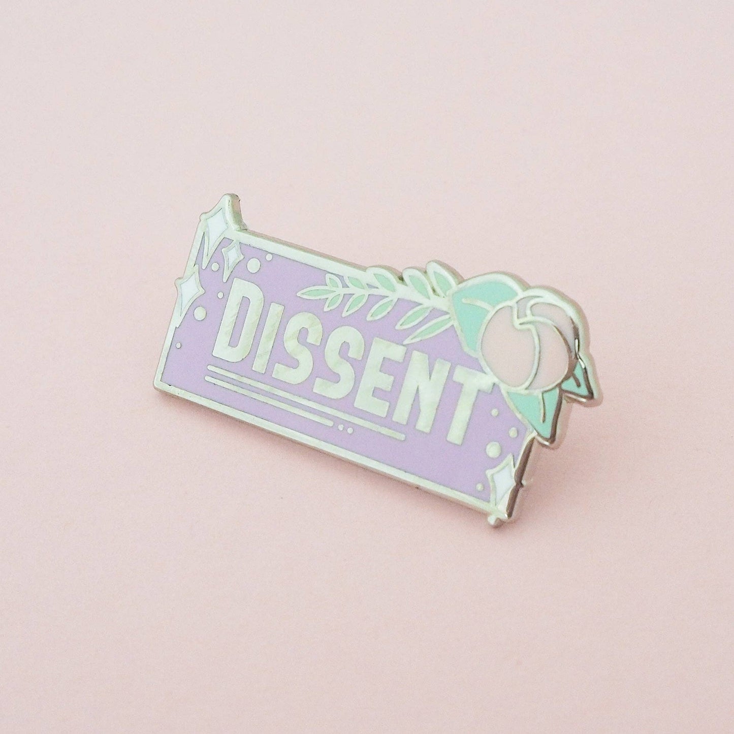 Dissent Enamel Pin