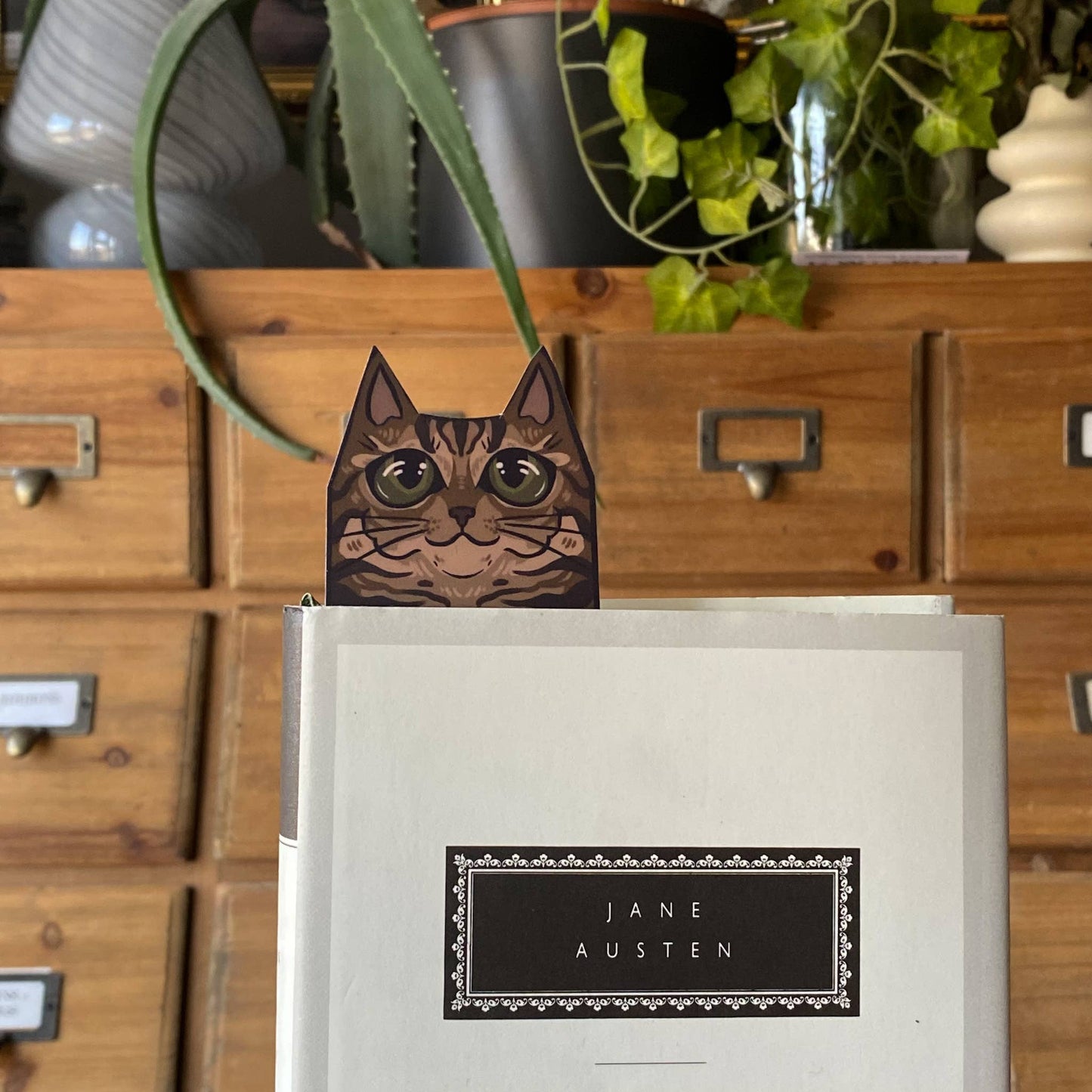 Full Tabby Cat Bookmark