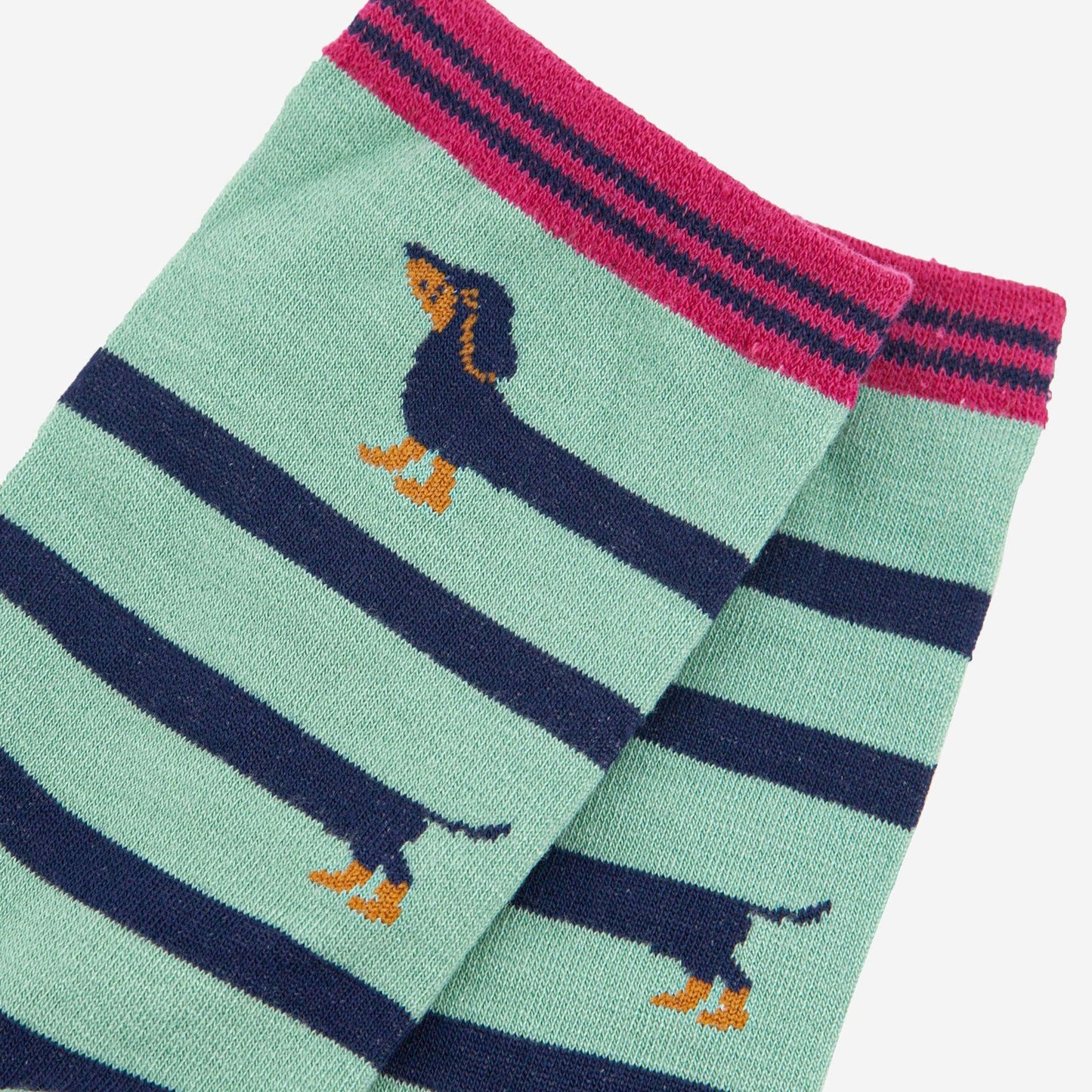 Winding Sausage Dog Bamboo Socks