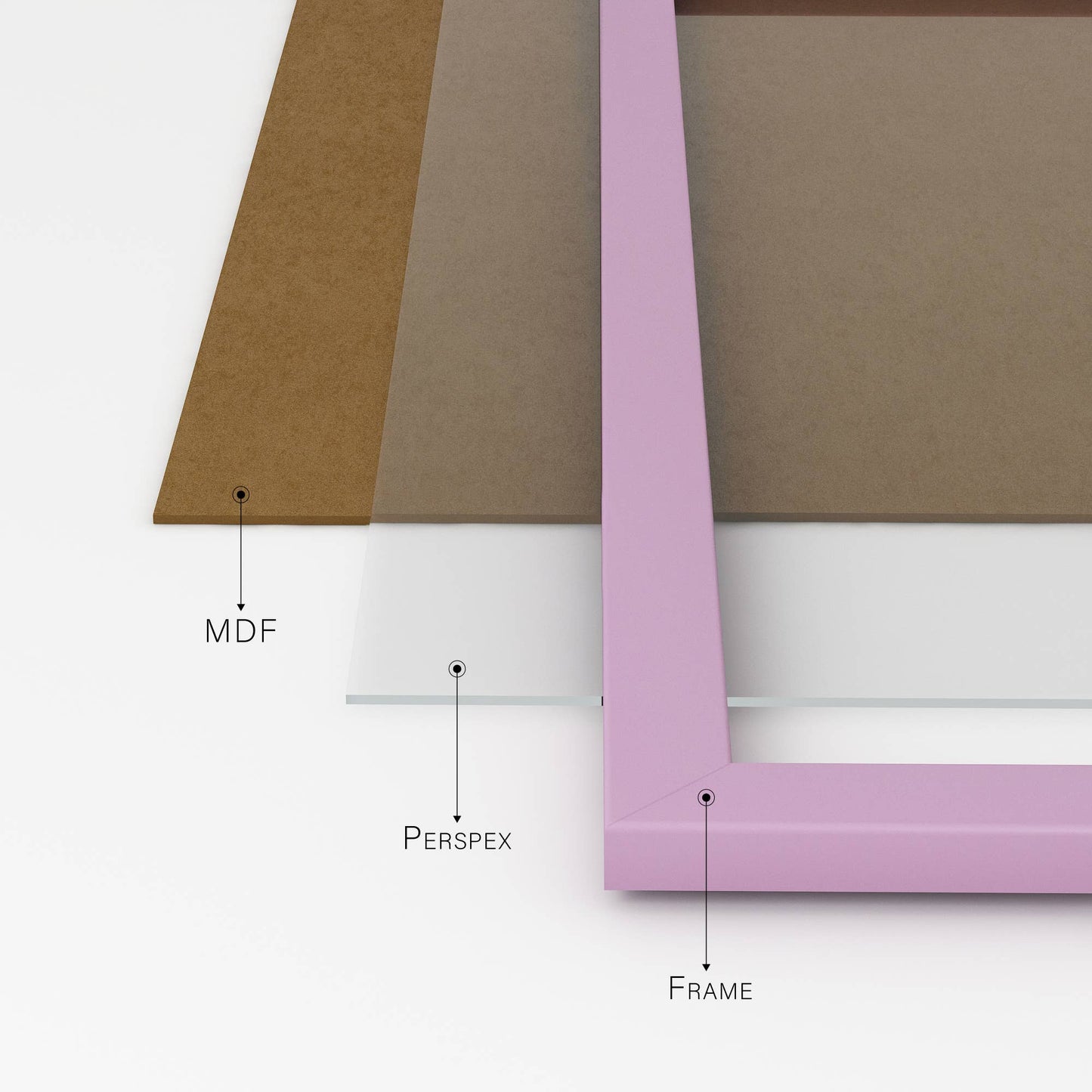 Lilac A5 Picture Frame