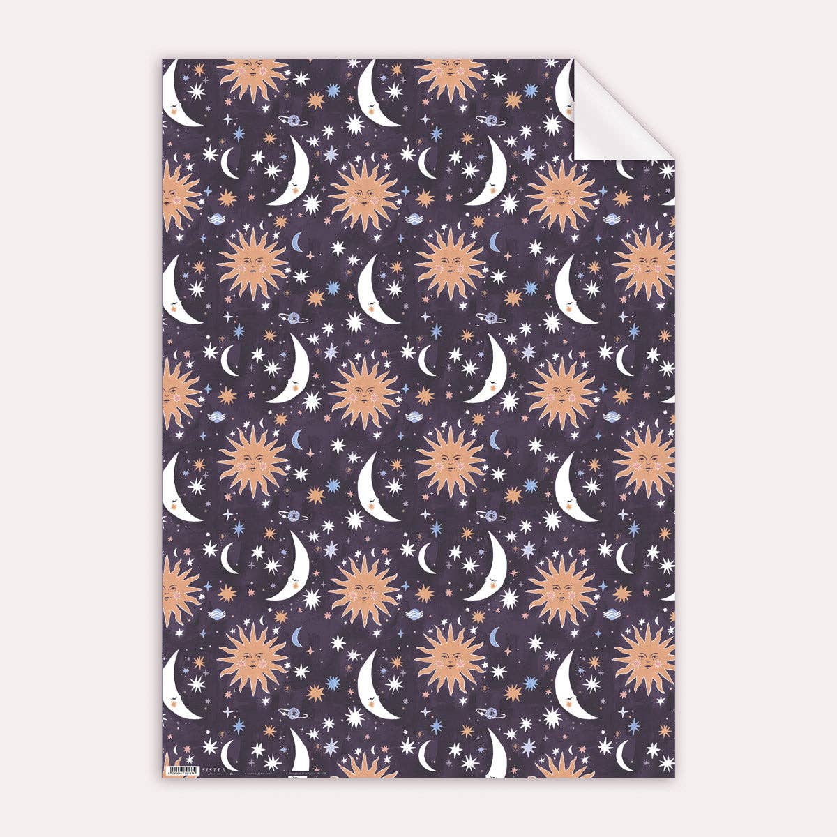 Sun and Moon Gift Wrap