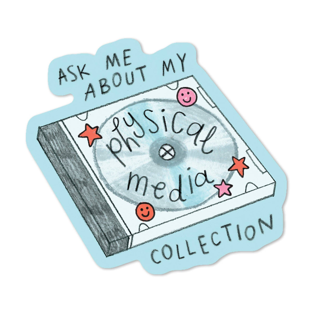 Physical Media Vinyl Sticker