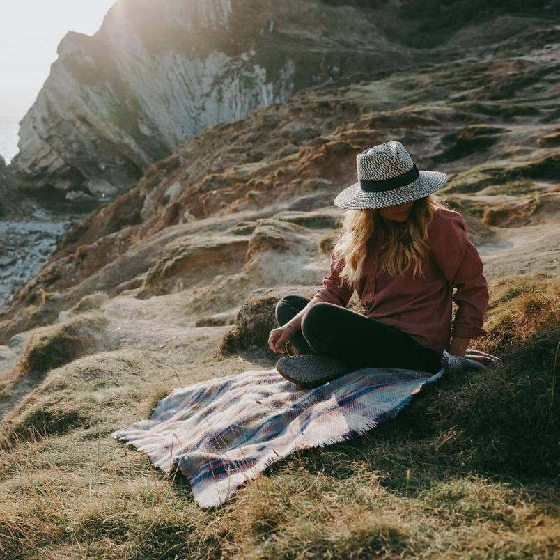 Random Recycled Wool Blanket by Atlantic Blankets