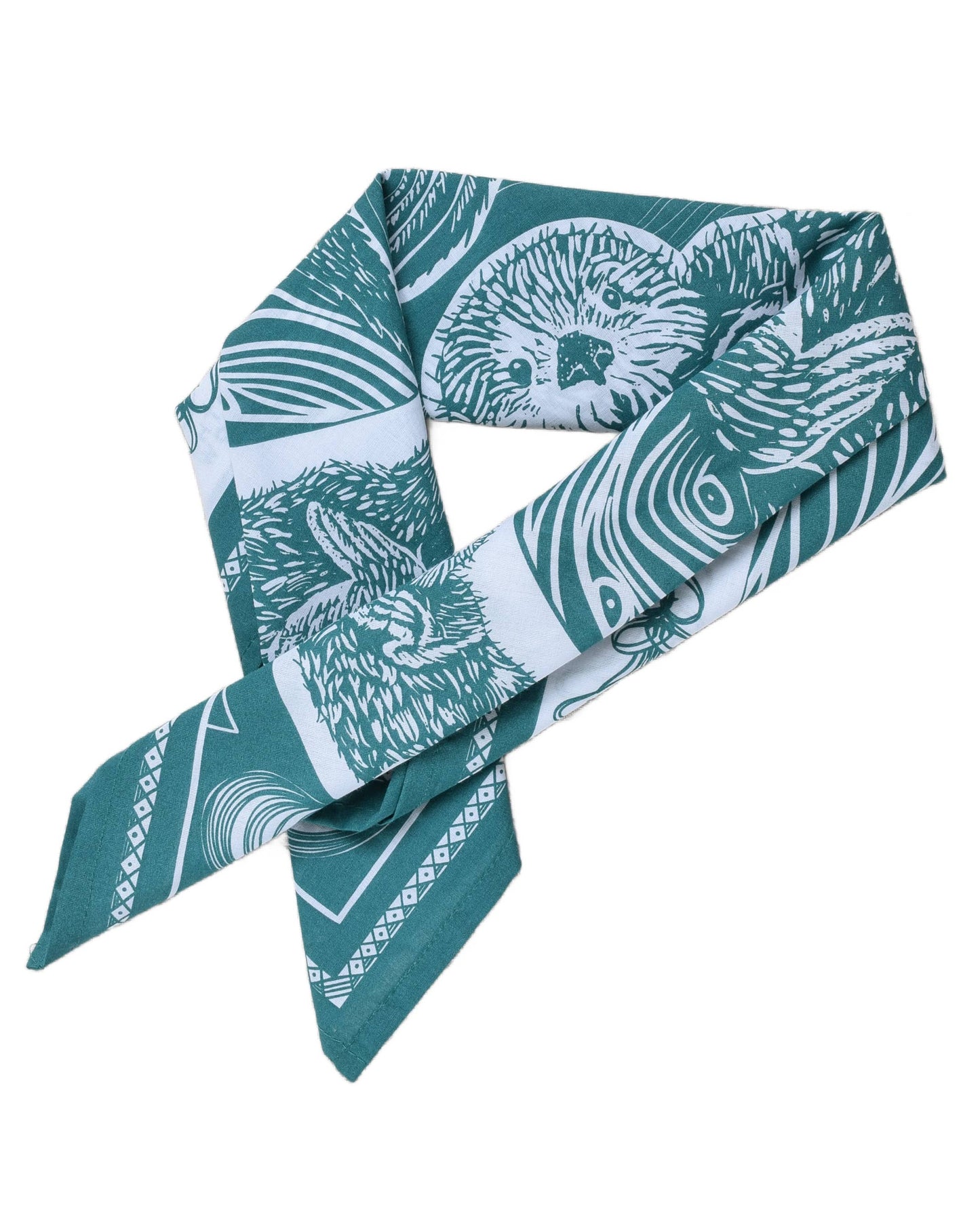 Teal Otter Bandana