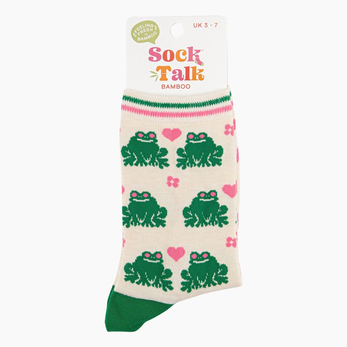 Frog Love Heart Socks