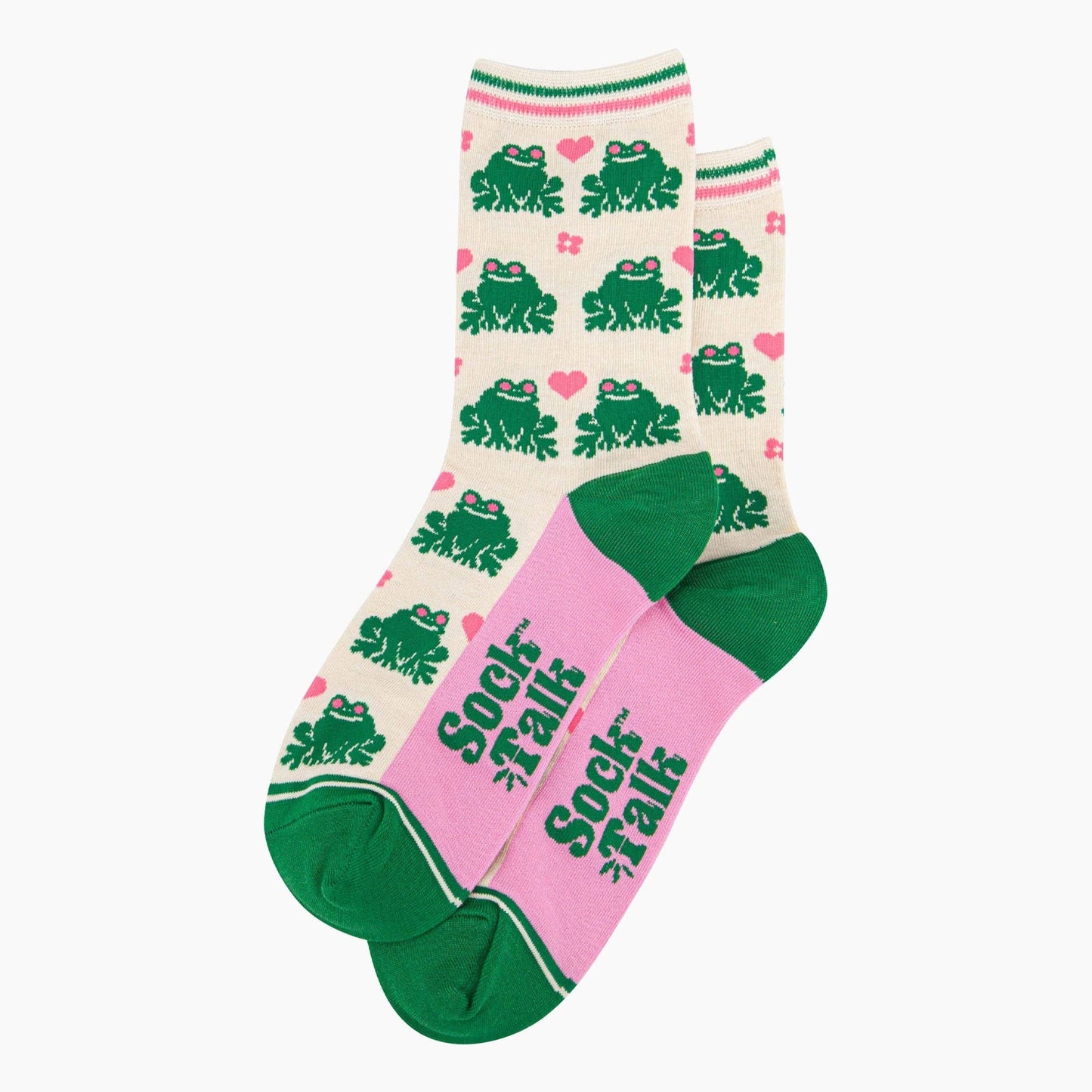 Frog Love Heart Socks