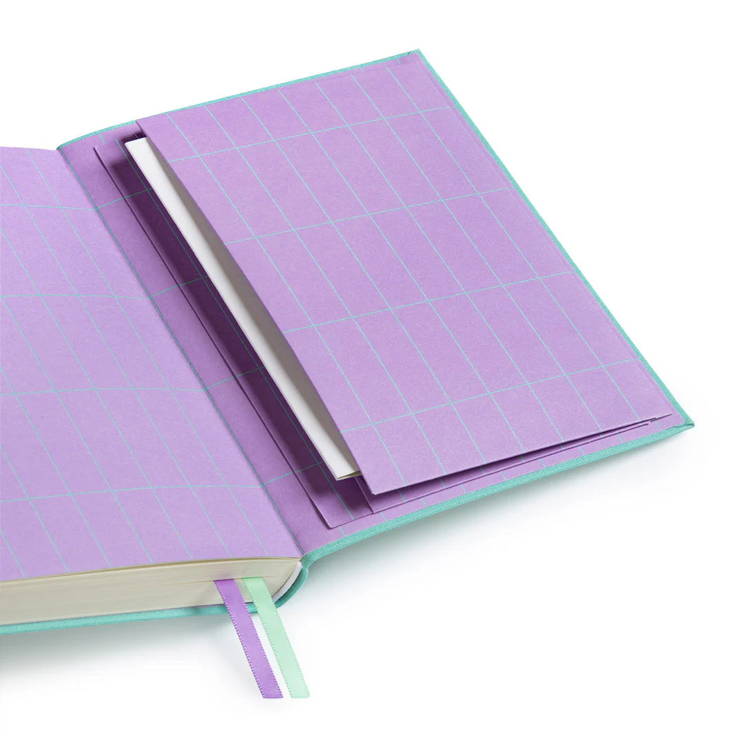 Mint Green Fabric Daily Planner