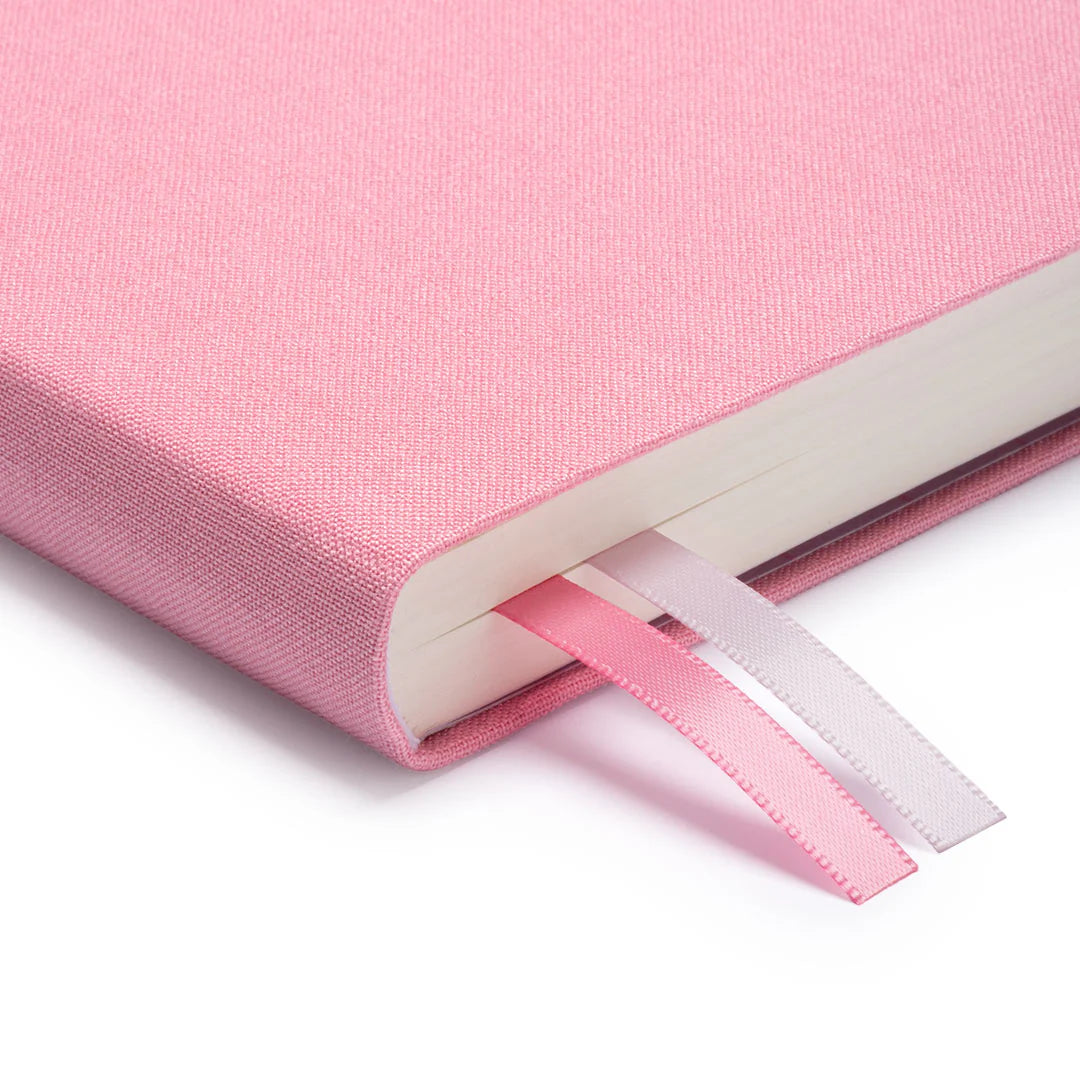 Pink Fabric Daily Planner