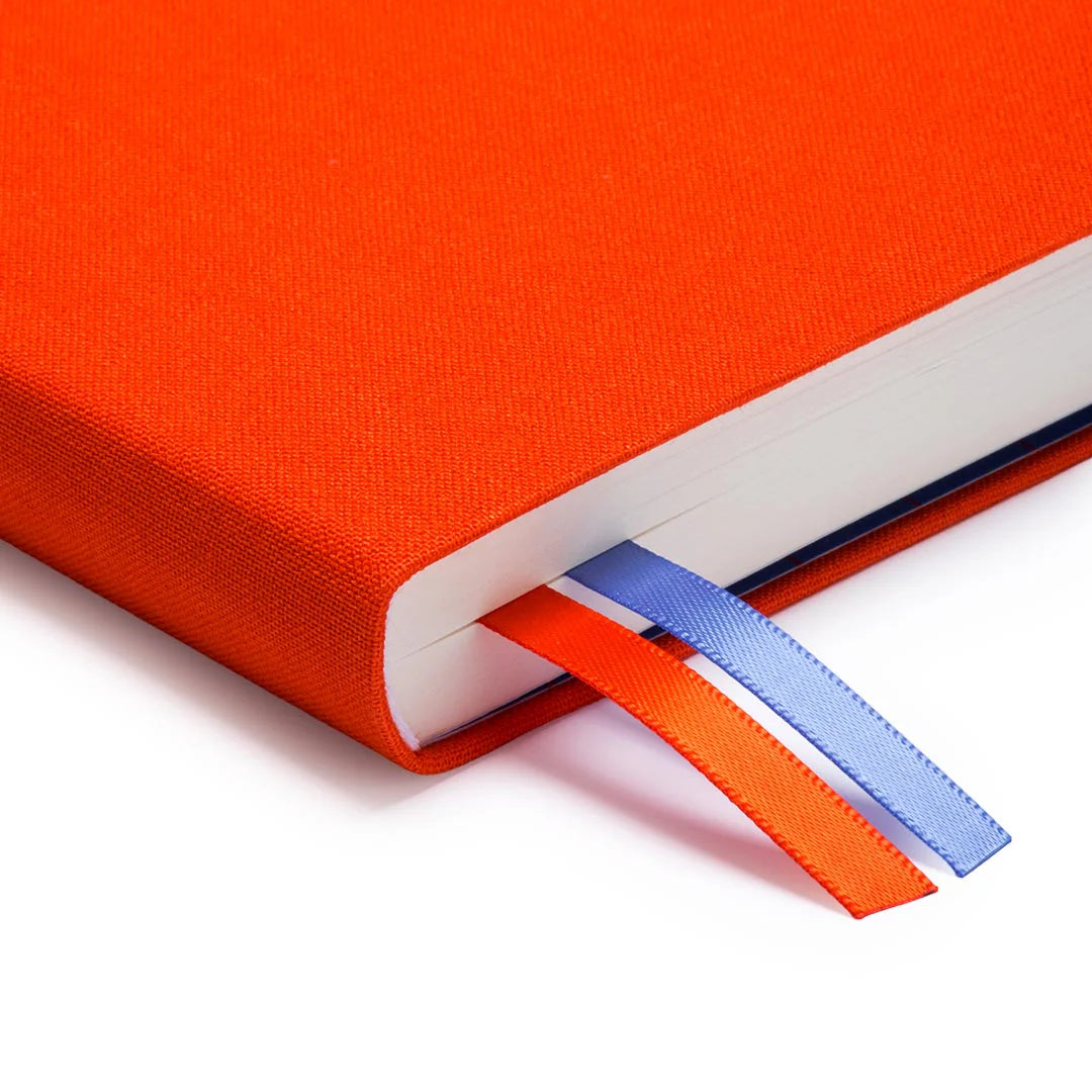 Orange Fabric Daily Planner