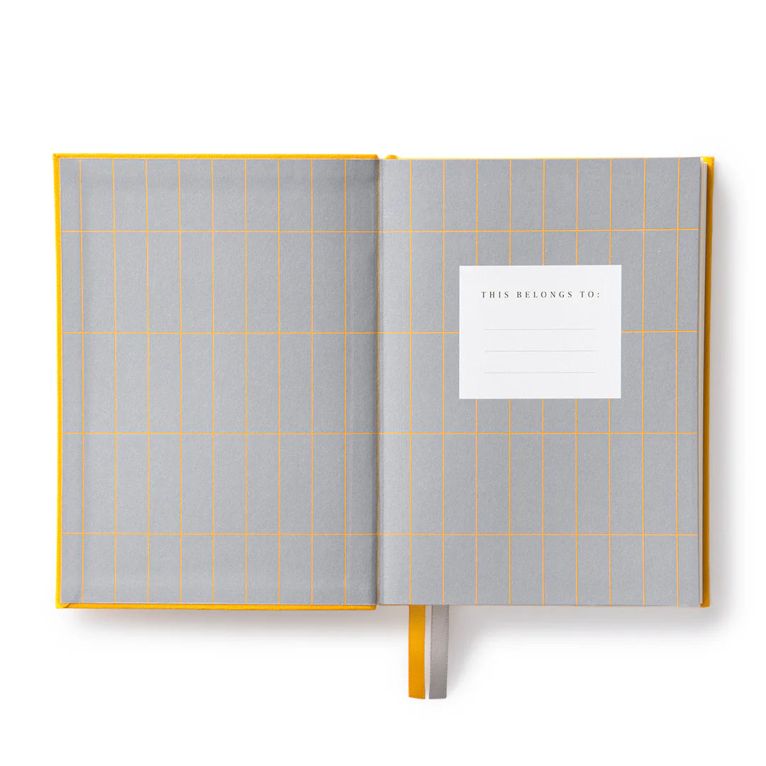 Yellow Fabric Daily Planner