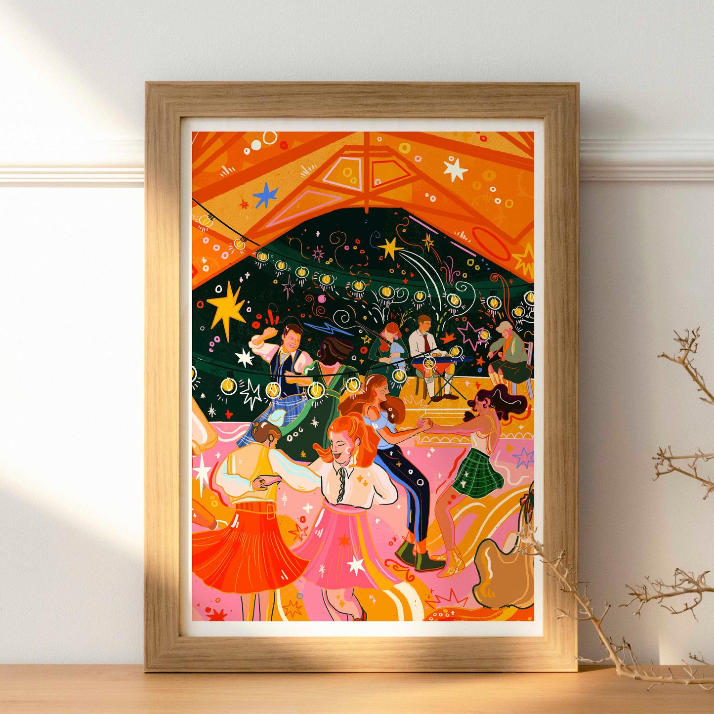 Scottish Ceilidh A4 Print